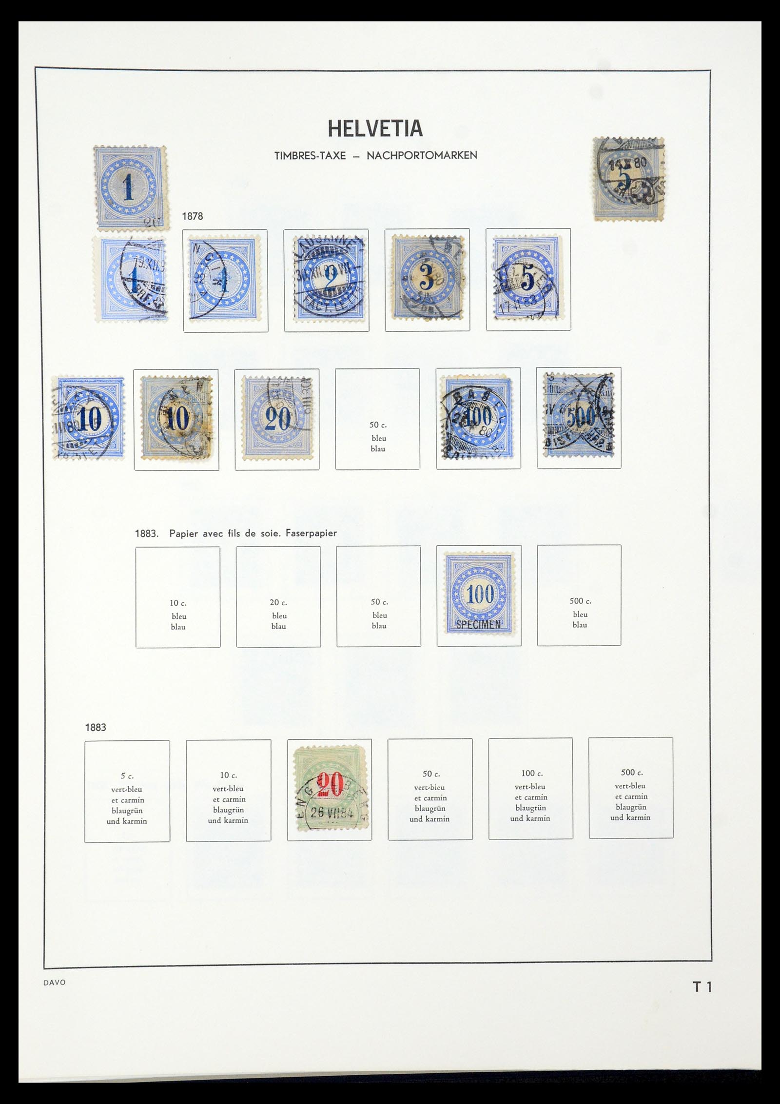 35239 086 - Stamp Collection 35239 Switzerland 1850-1964.