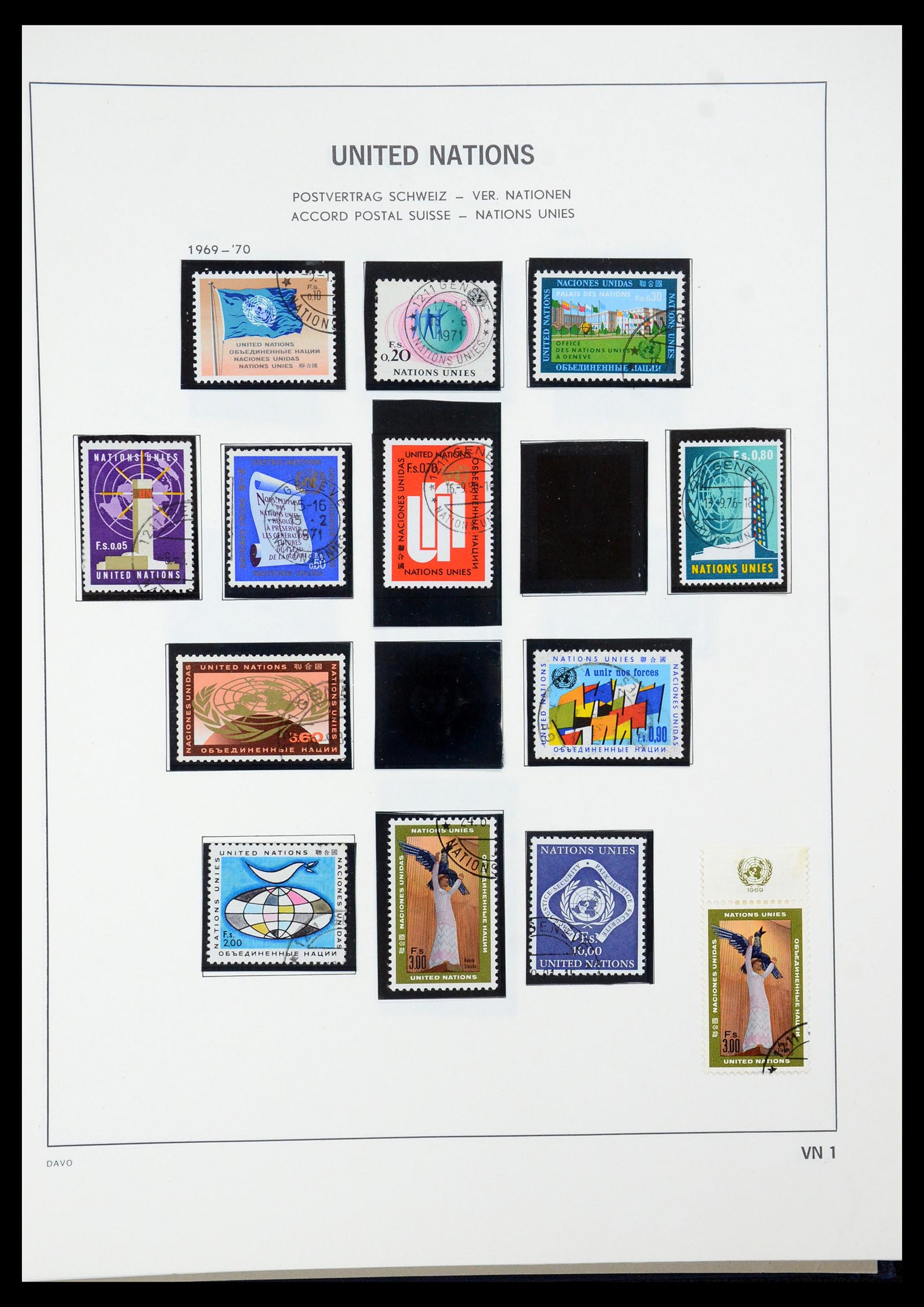 35239 091 - Stamp Collection 35239 Switzerland 1850-1964.