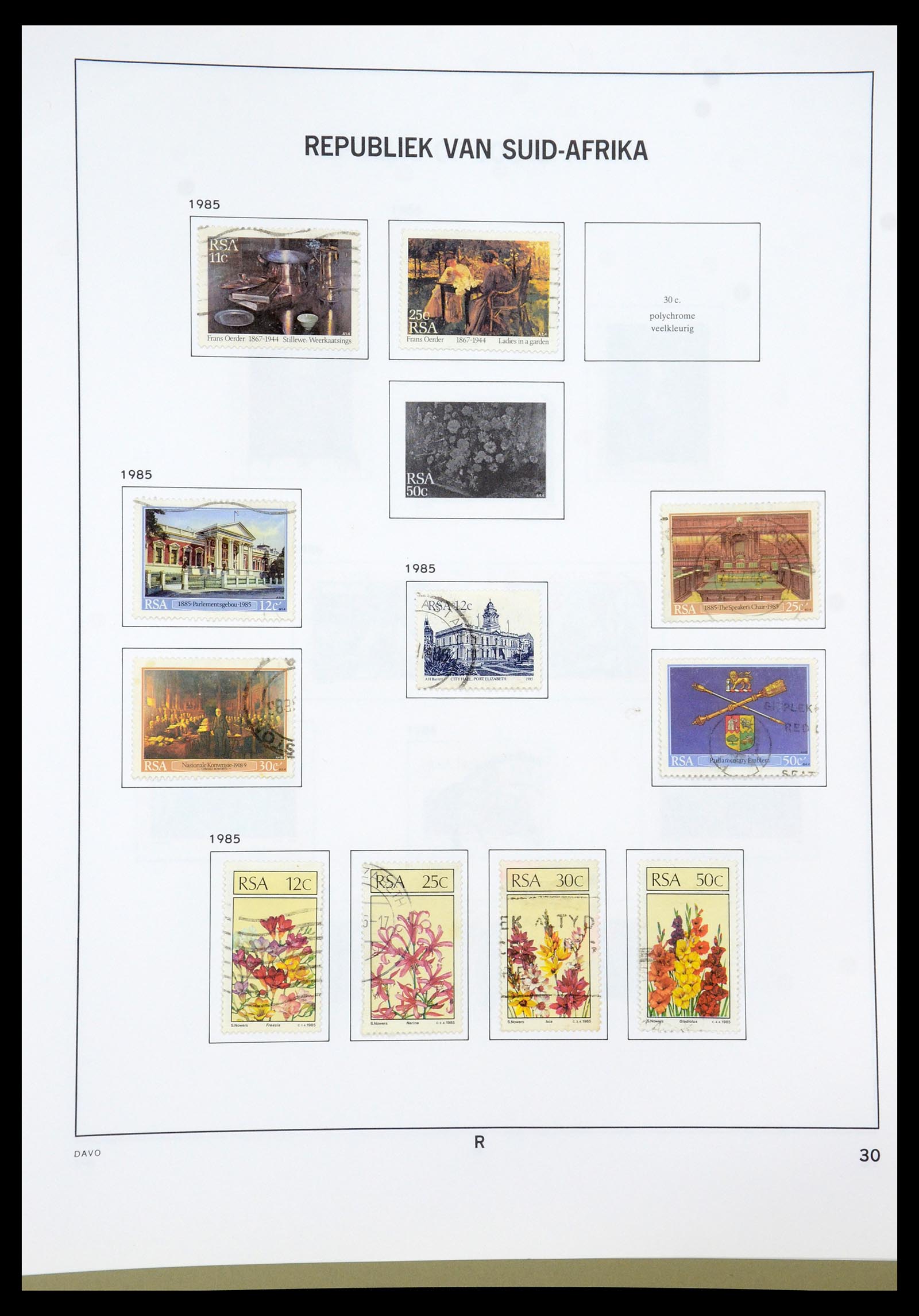 35242 002 - Postzegelverzameling 35242 Zuid Afrika en gebieden 1860-2000.