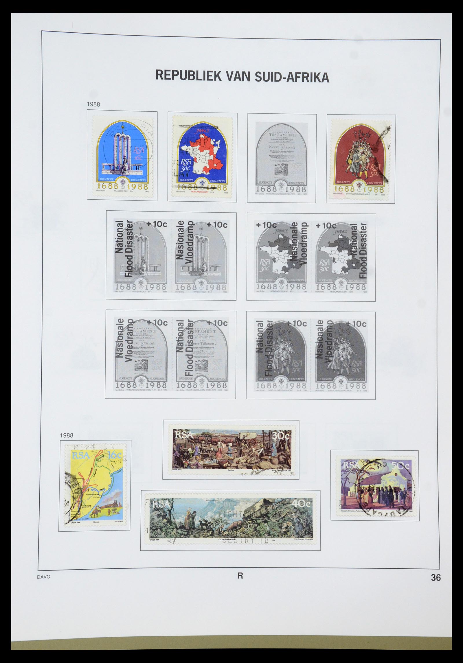 35242 008 - Postzegelverzameling 35242 Zuid Afrika en gebieden 1860-2000.