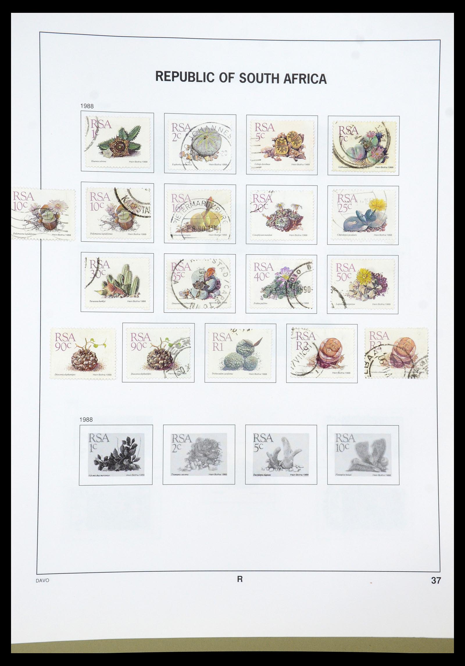35242 009 - Postzegelverzameling 35242 Zuid Afrika en gebieden 1860-2000.