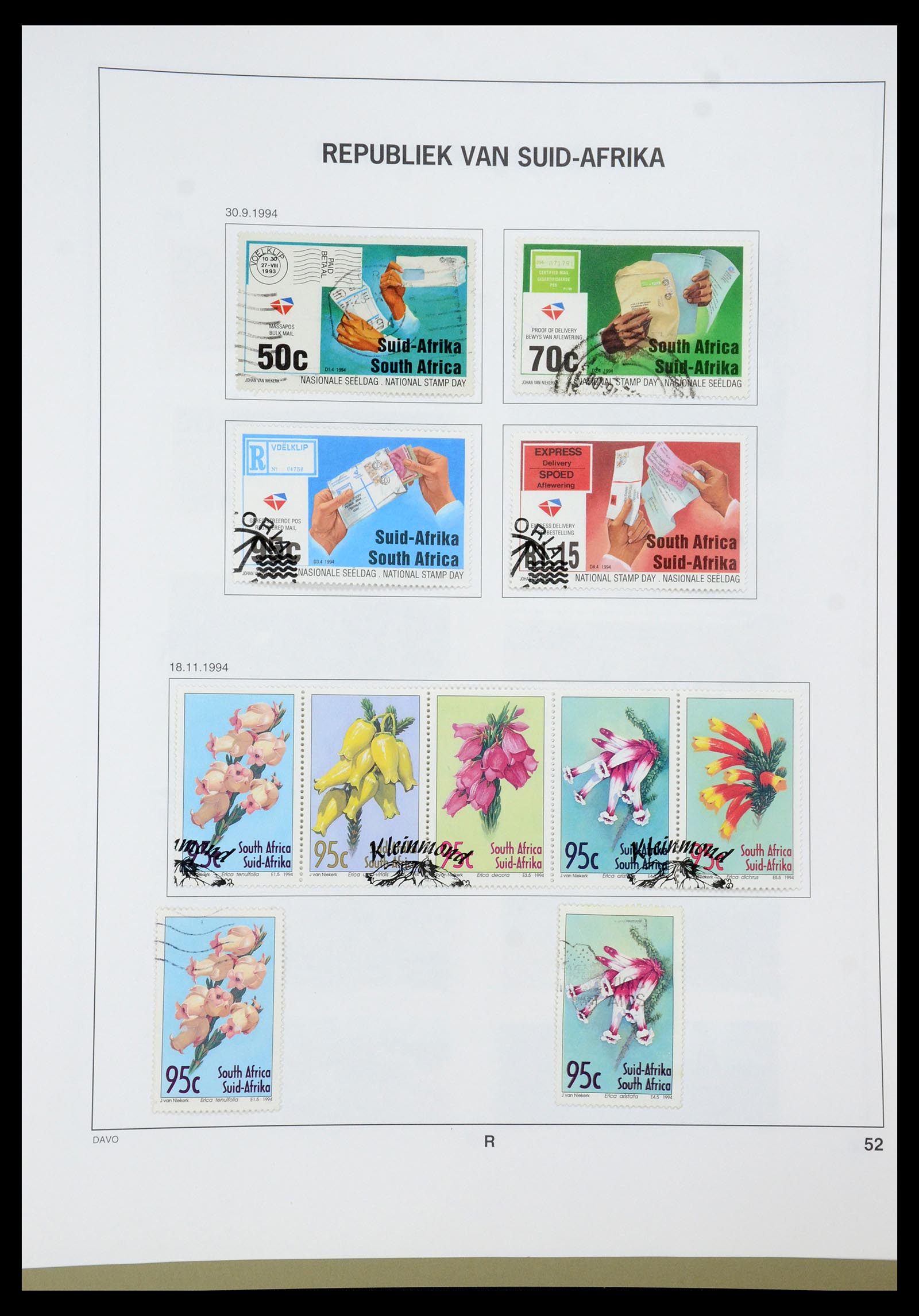 35242 025 - Postzegelverzameling 35242 Zuid Afrika en gebieden 1860-2000.