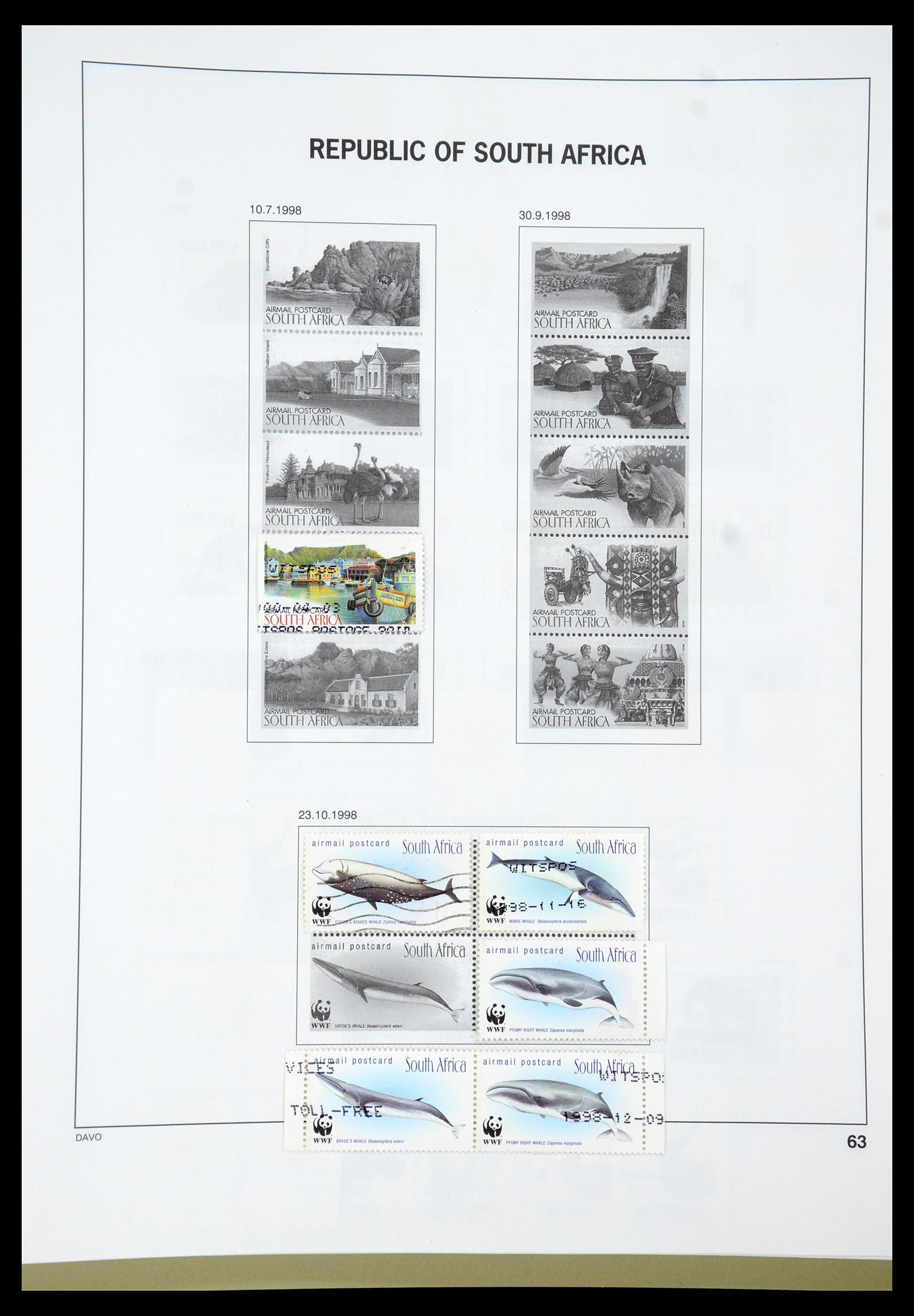 35242 036 - Postzegelverzameling 35242 Zuid Afrika en gebieden 1860-2000.