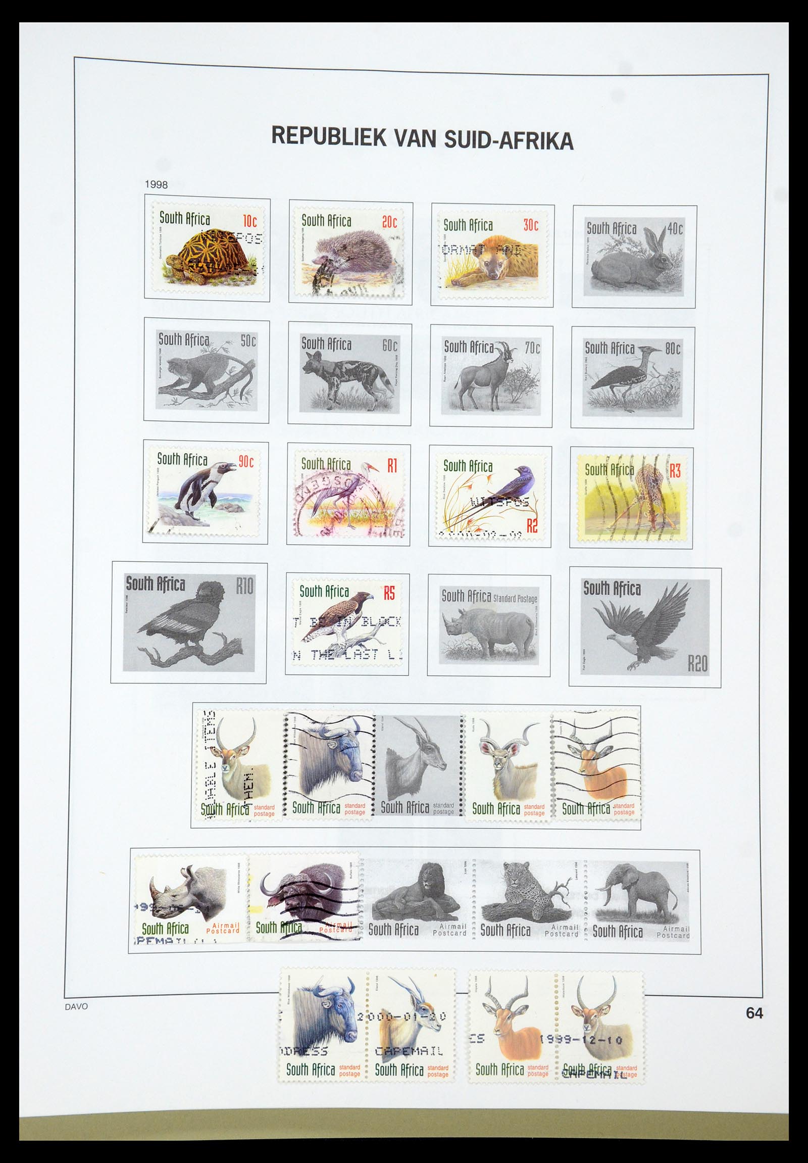35242 037 - Postzegelverzameling 35242 Zuid Afrika en gebieden 1860-2000.