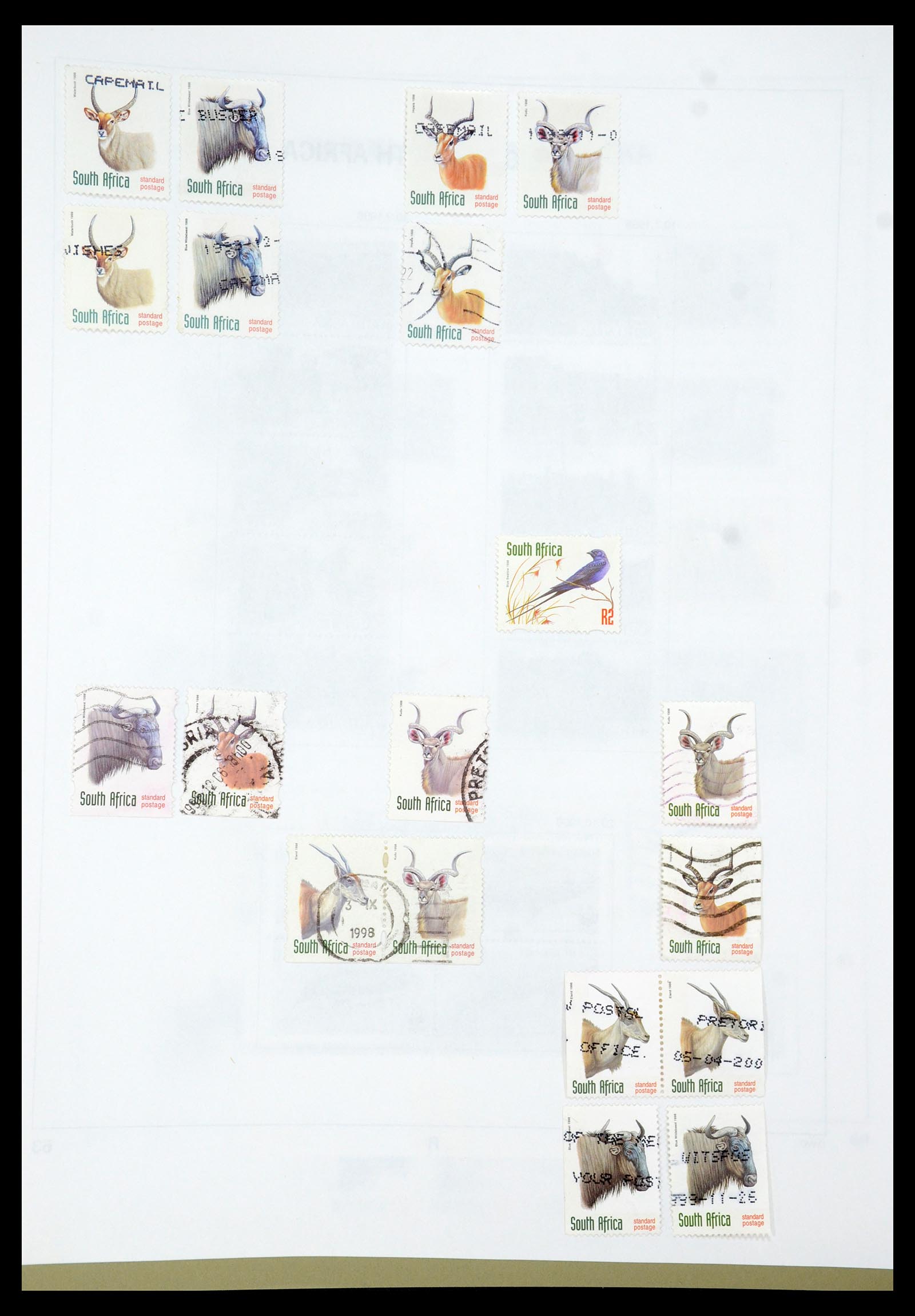 35242 038 - Postzegelverzameling 35242 Zuid Afrika en gebieden 1860-2000.