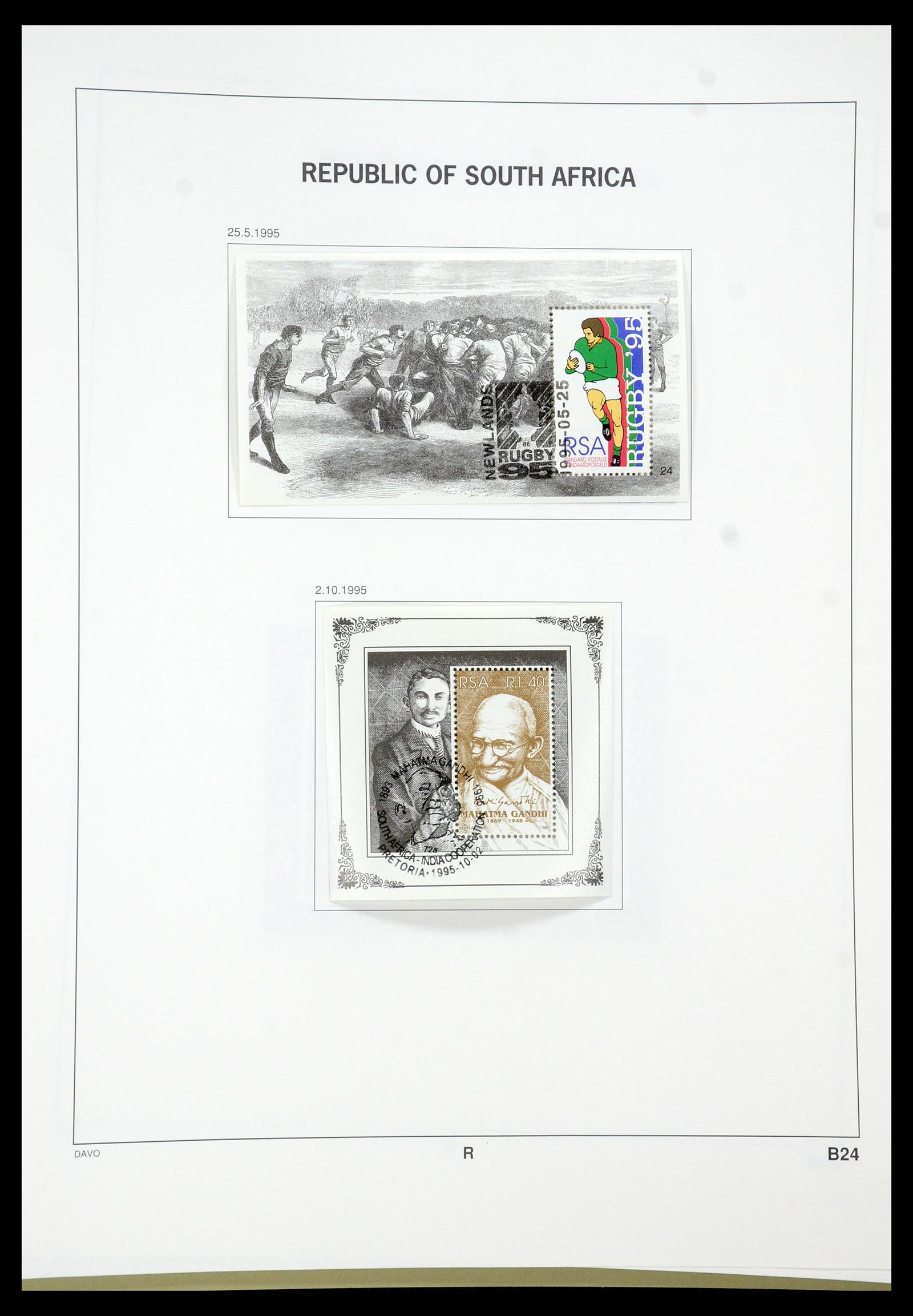 35242 043 - Postzegelverzameling 35242 Zuid Afrika en gebieden 1860-2000.
