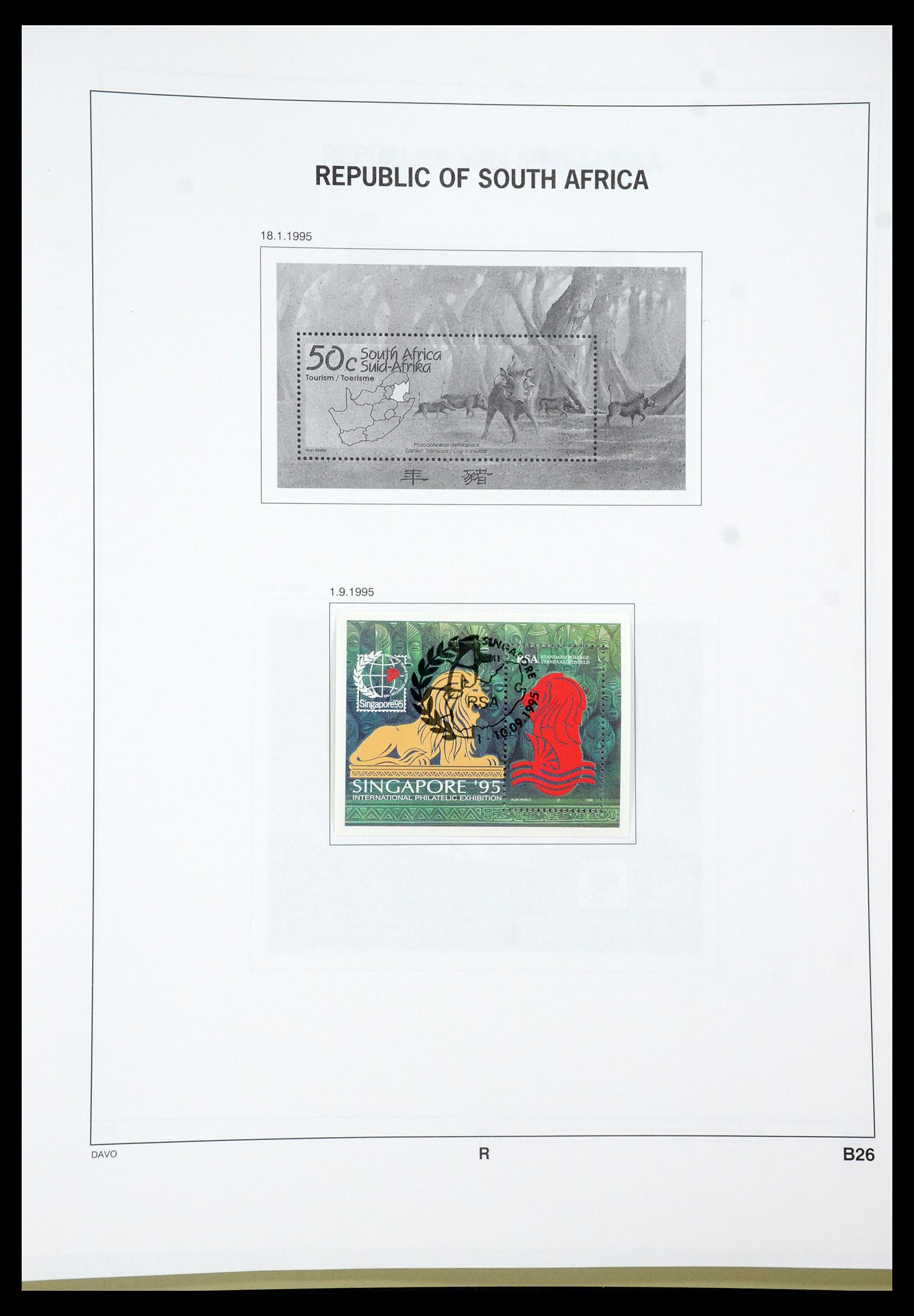 35242 044 - Postzegelverzameling 35242 Zuid Afrika en gebieden 1860-2000.