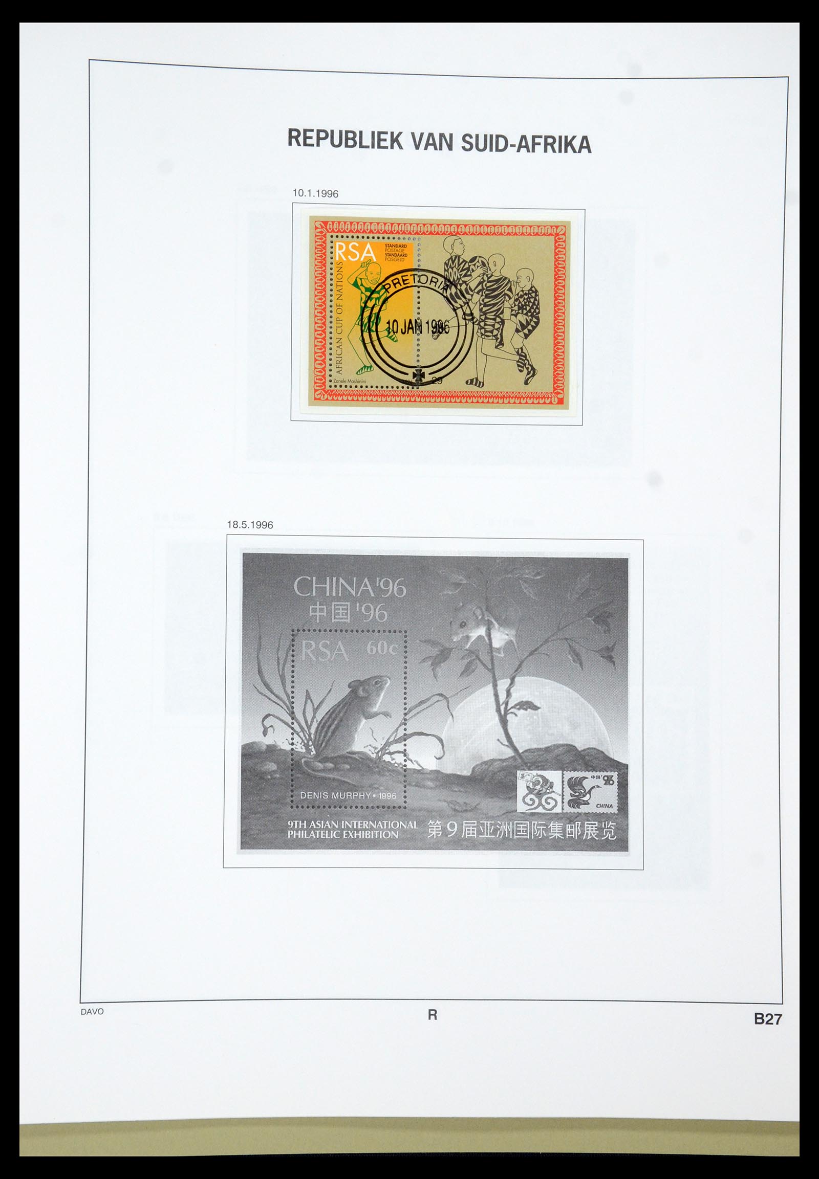 35242 045 - Postzegelverzameling 35242 Zuid Afrika en gebieden 1860-2000.