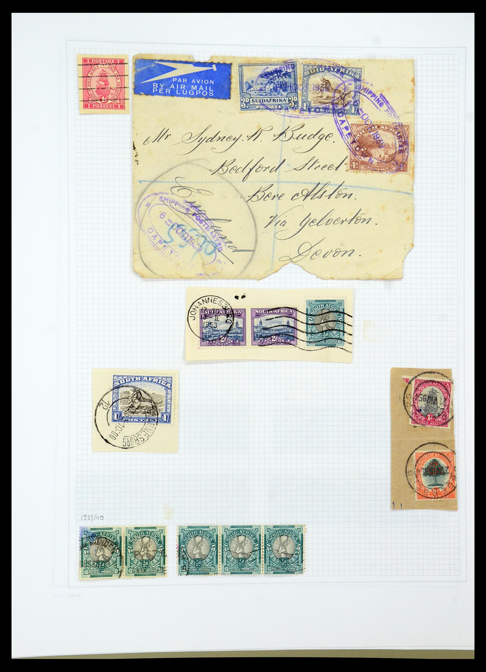 35242 062 - Postzegelverzameling 35242 Zuid Afrika en gebieden 1860-2000.