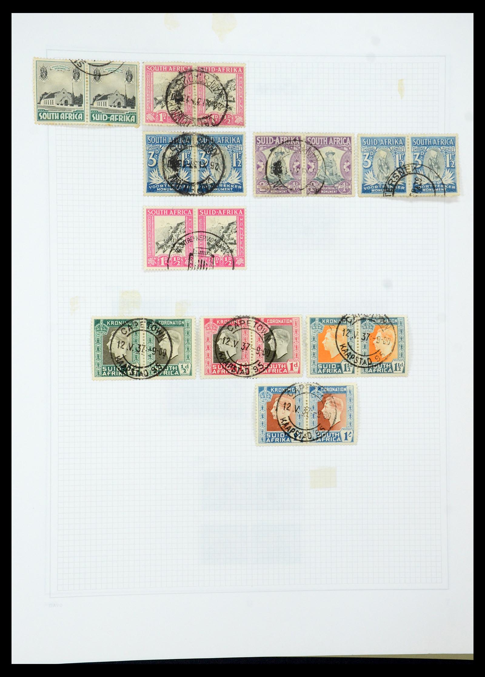 35242 064 - Postzegelverzameling 35242 Zuid Afrika en gebieden 1860-2000.