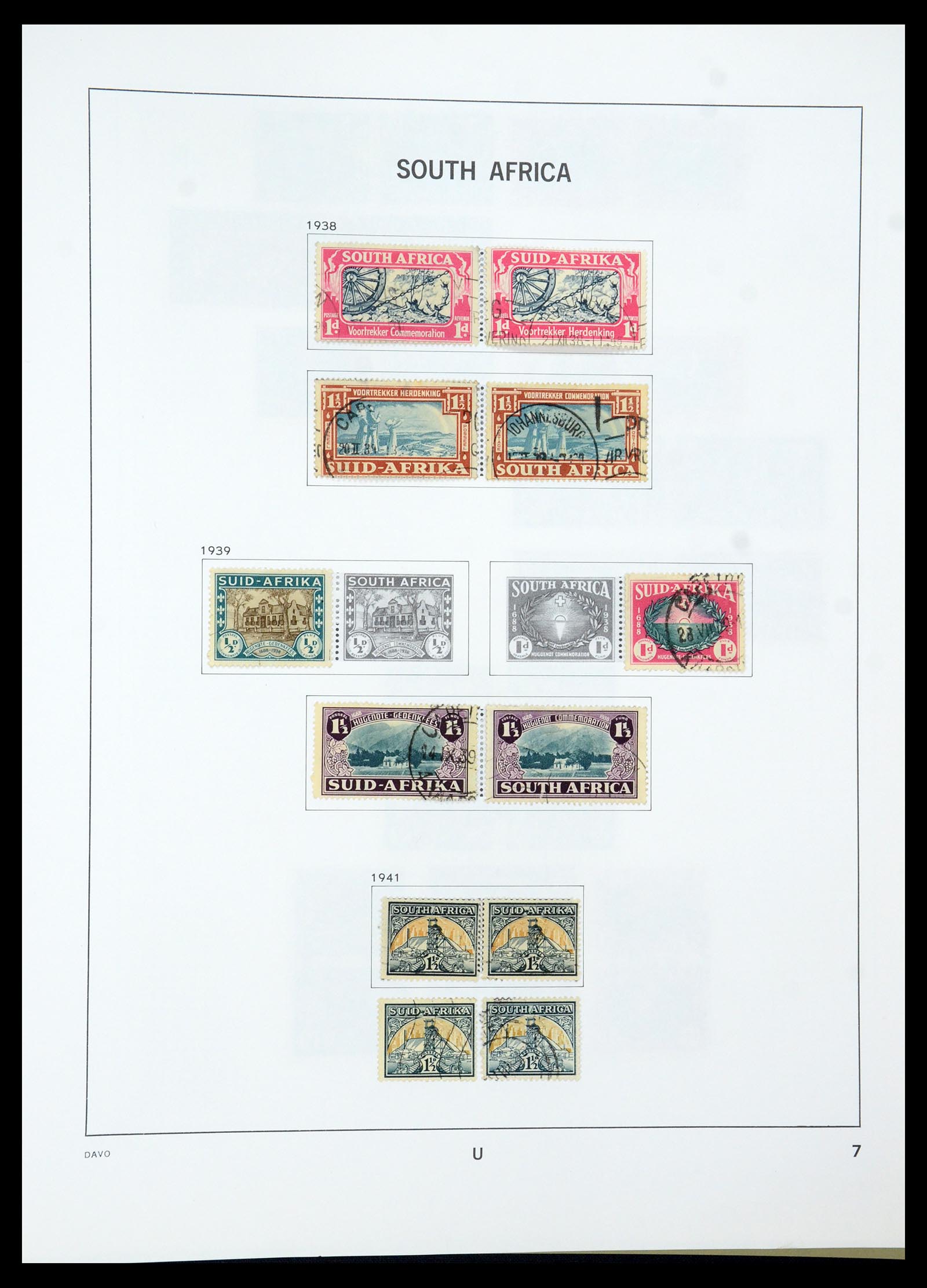 35242 065 - Postzegelverzameling 35242 Zuid Afrika en gebieden 1860-2000.