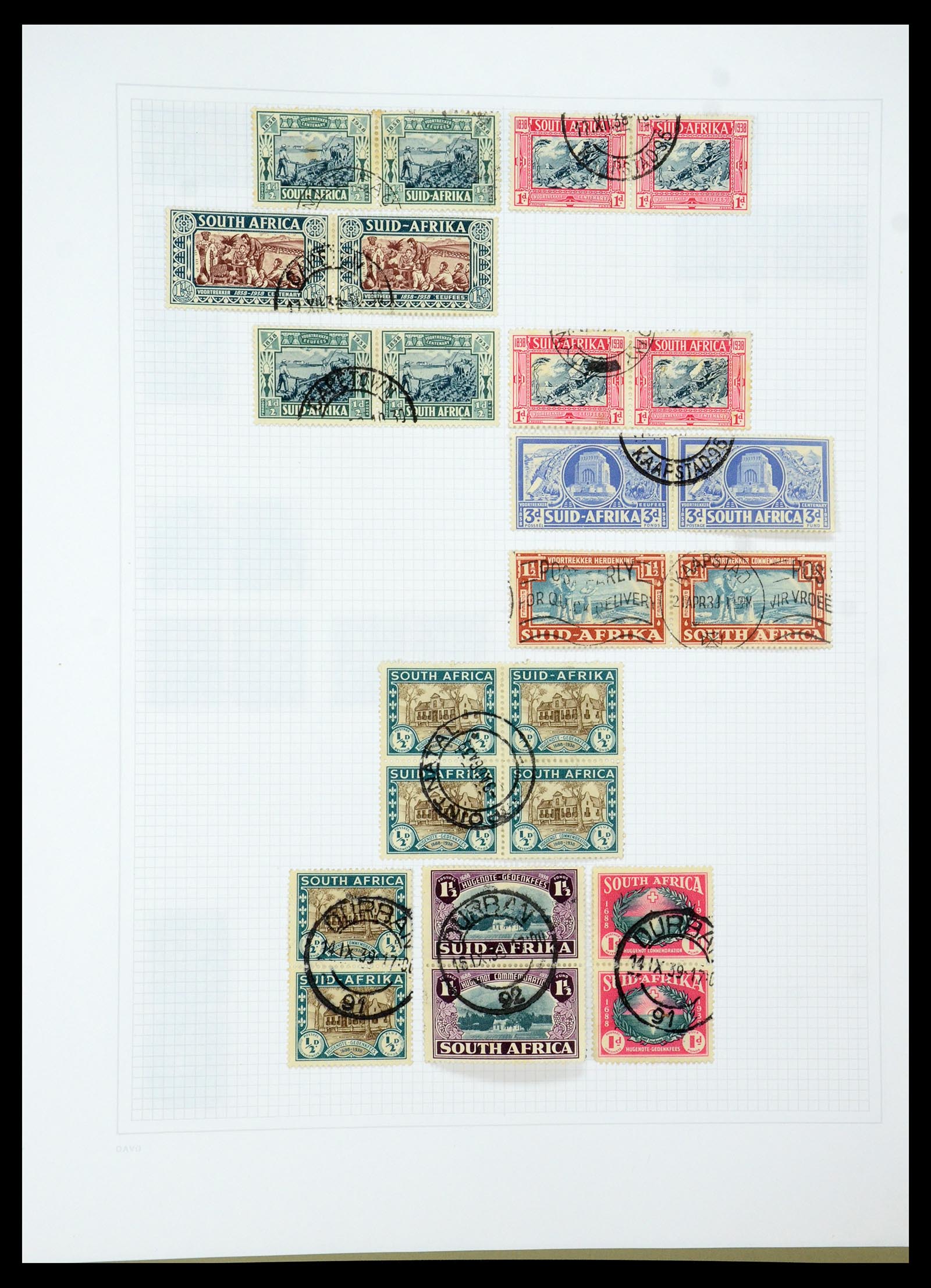 35242 066 - Postzegelverzameling 35242 Zuid Afrika en gebieden 1860-2000.