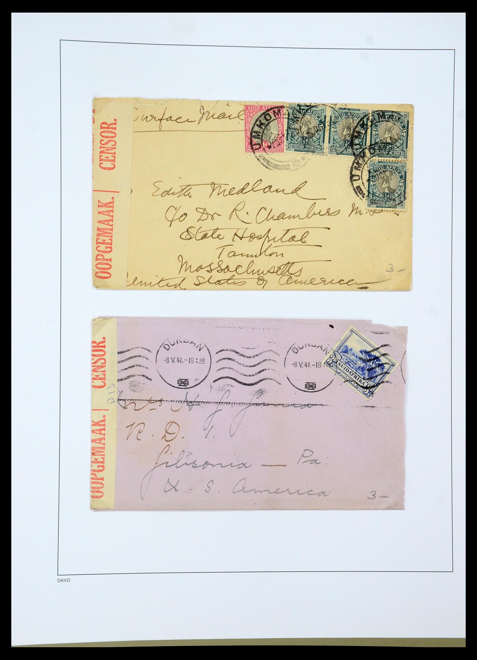 35242 068 - Postzegelverzameling 35242 Zuid Afrika en gebieden 1860-2000.