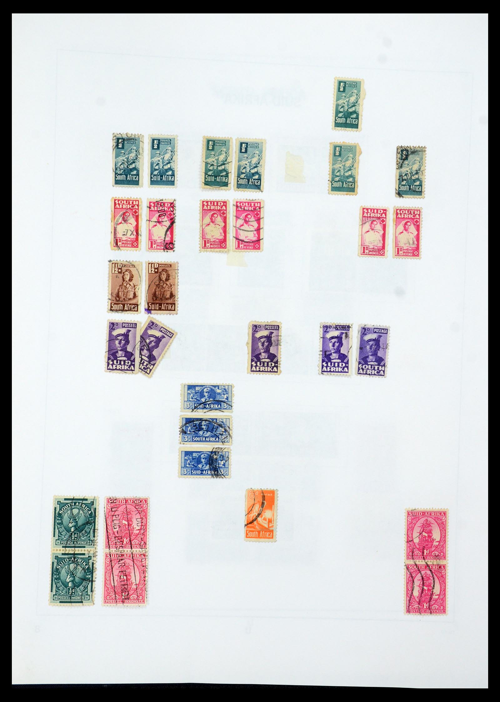 35242 071 - Postzegelverzameling 35242 Zuid Afrika en gebieden 1860-2000.