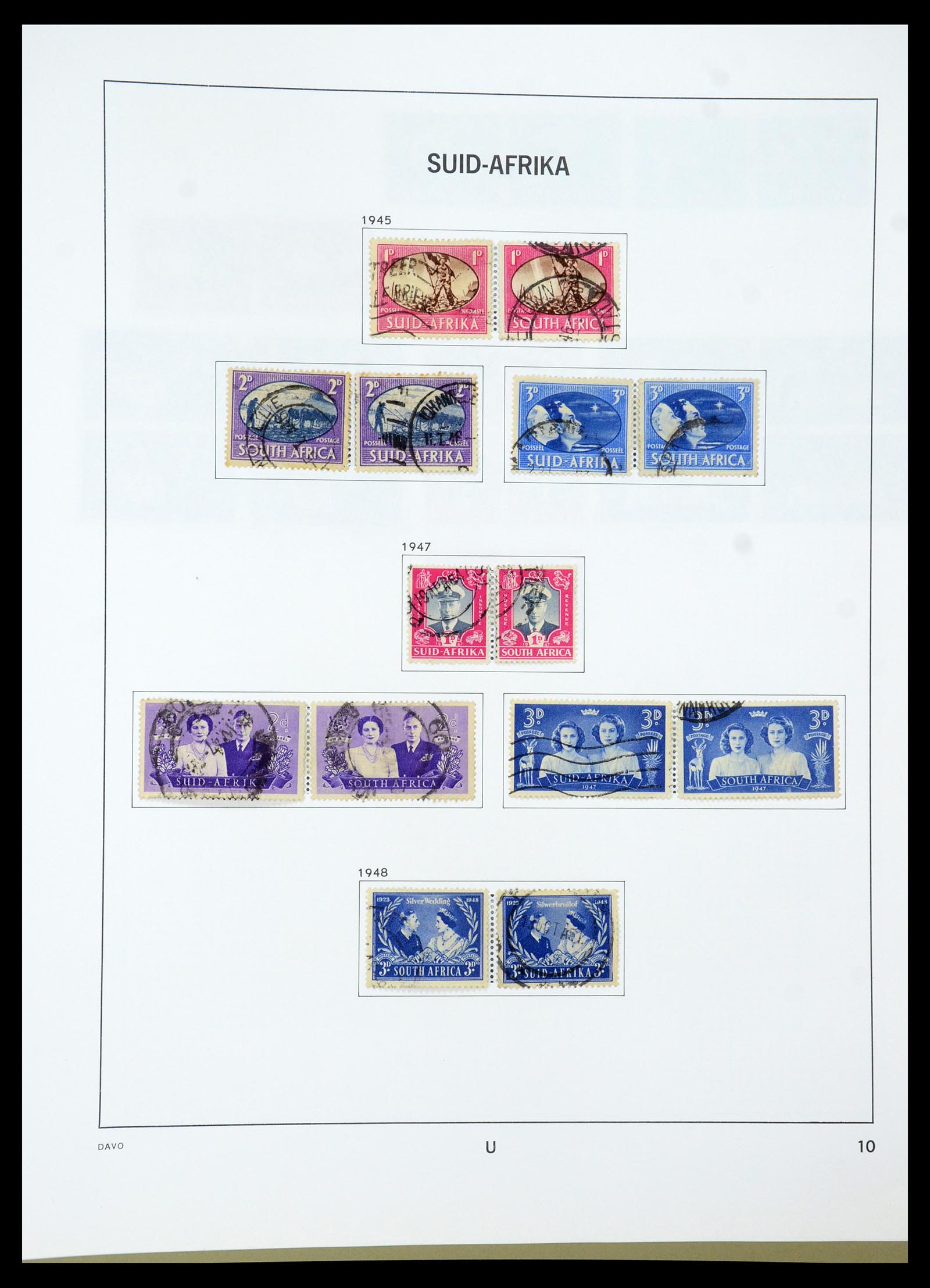 35242 074 - Postzegelverzameling 35242 Zuid Afrika en gebieden 1860-2000.