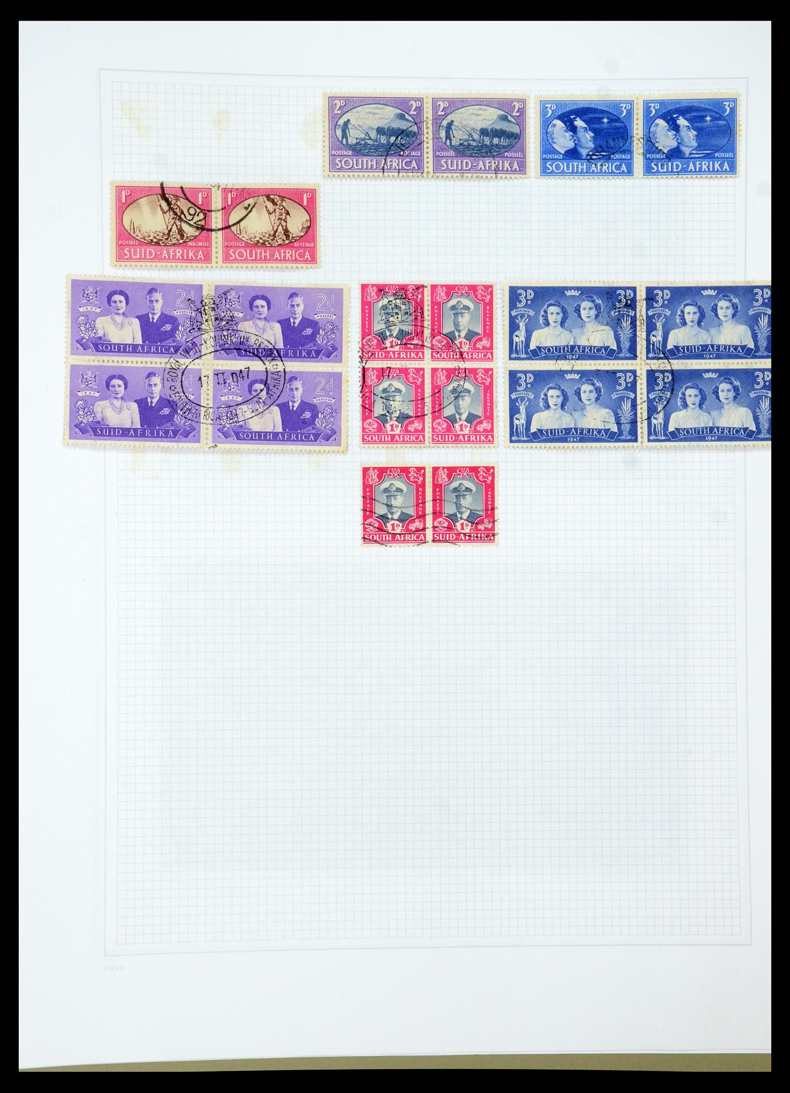 35242 075 - Postzegelverzameling 35242 Zuid Afrika en gebieden 1860-2000.