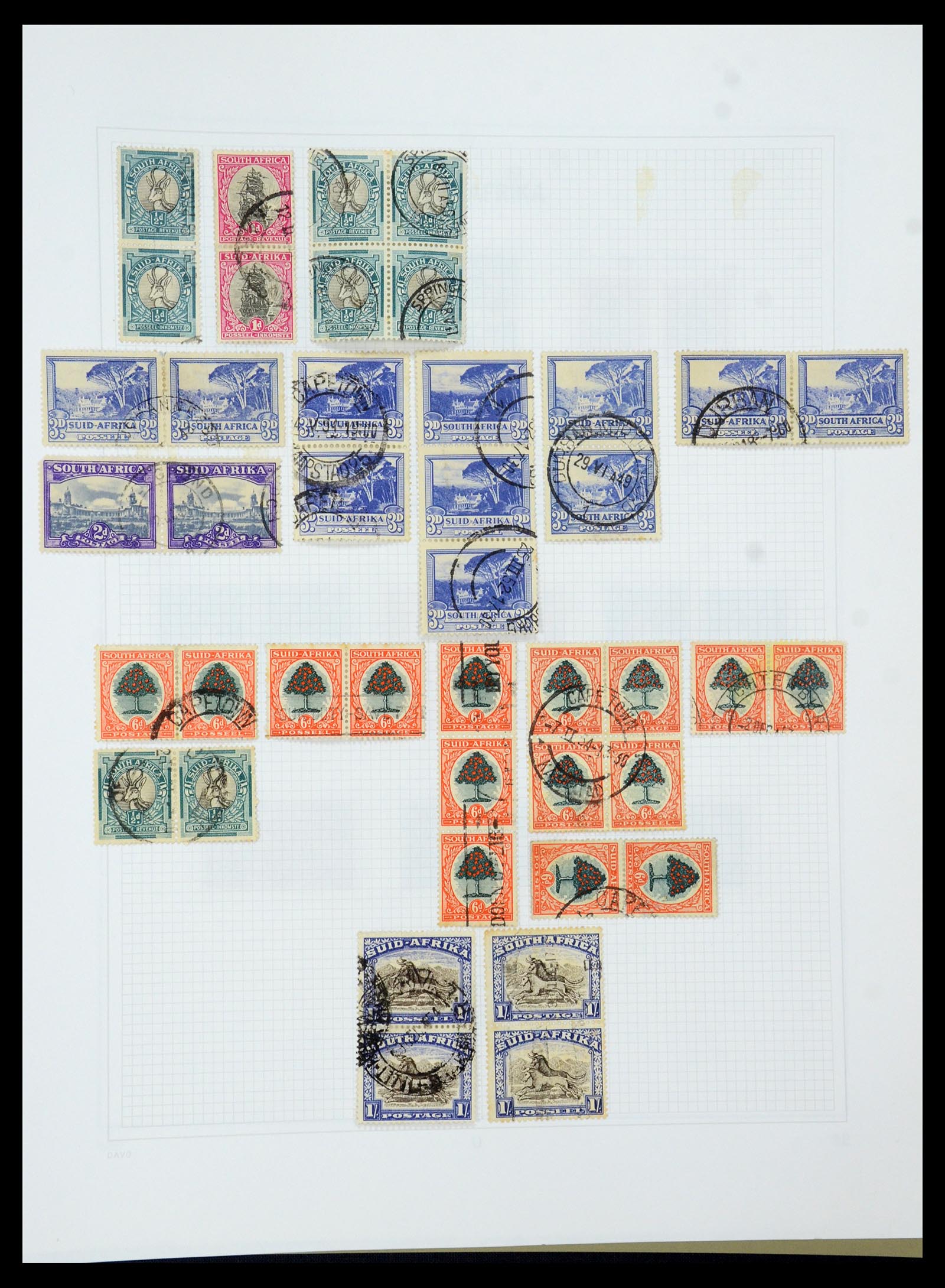 35242 079 - Postzegelverzameling 35242 Zuid Afrika en gebieden 1860-2000.