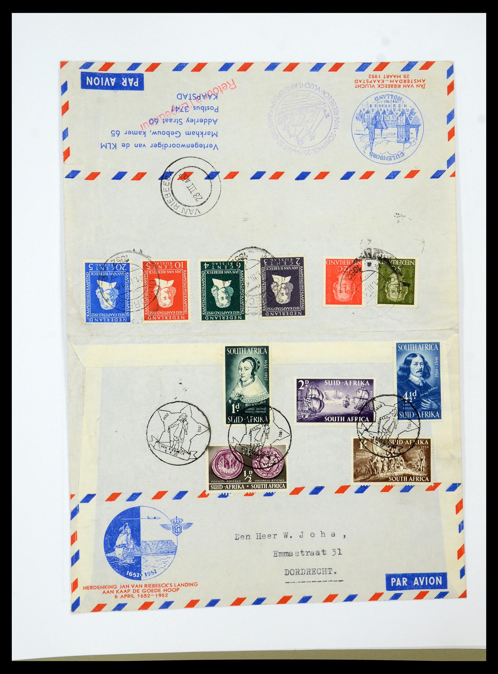 35242 083 - Postzegelverzameling 35242 Zuid Afrika en gebieden 1860-2000.