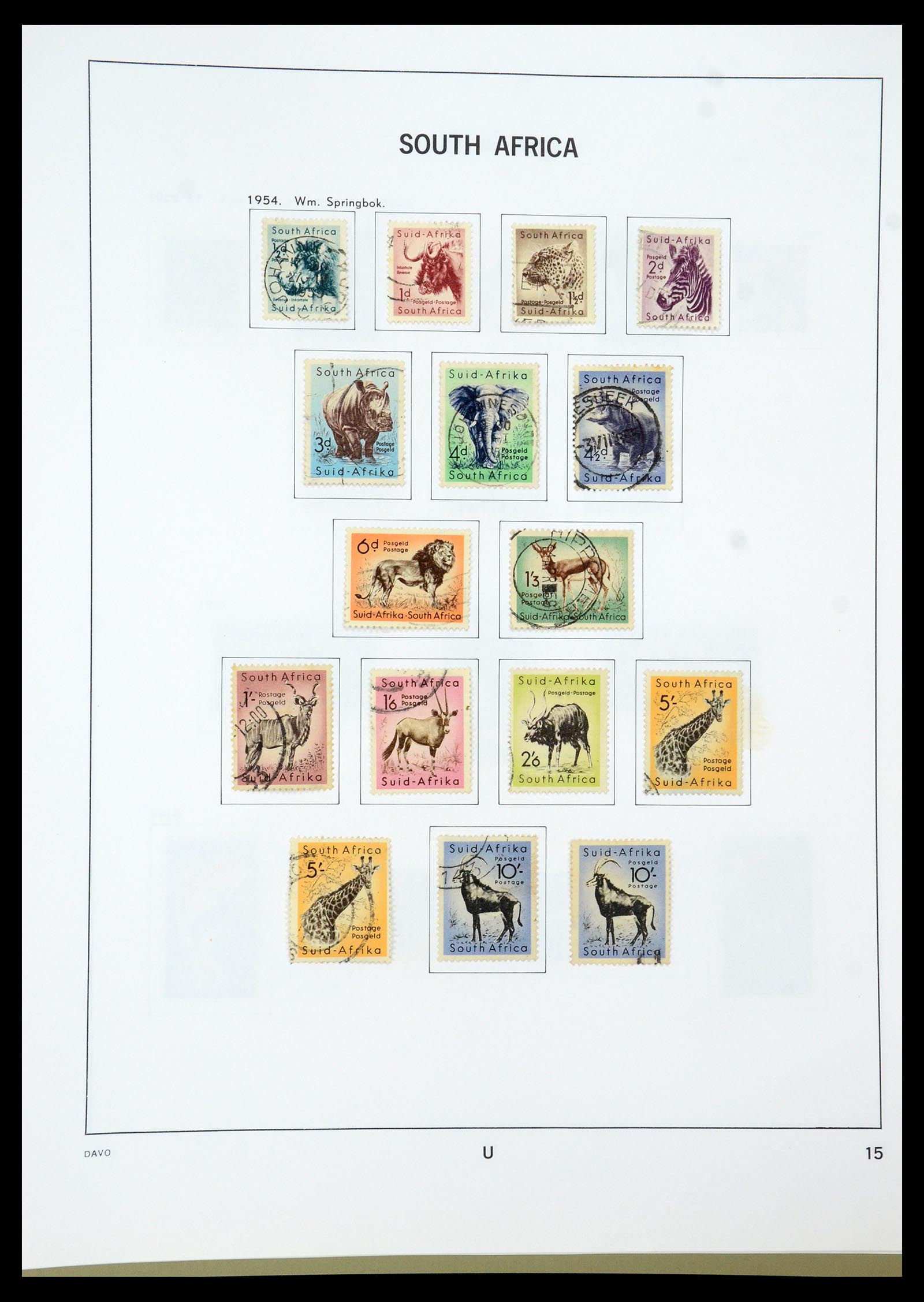 35242 086 - Postzegelverzameling 35242 Zuid Afrika en gebieden 1860-2000.