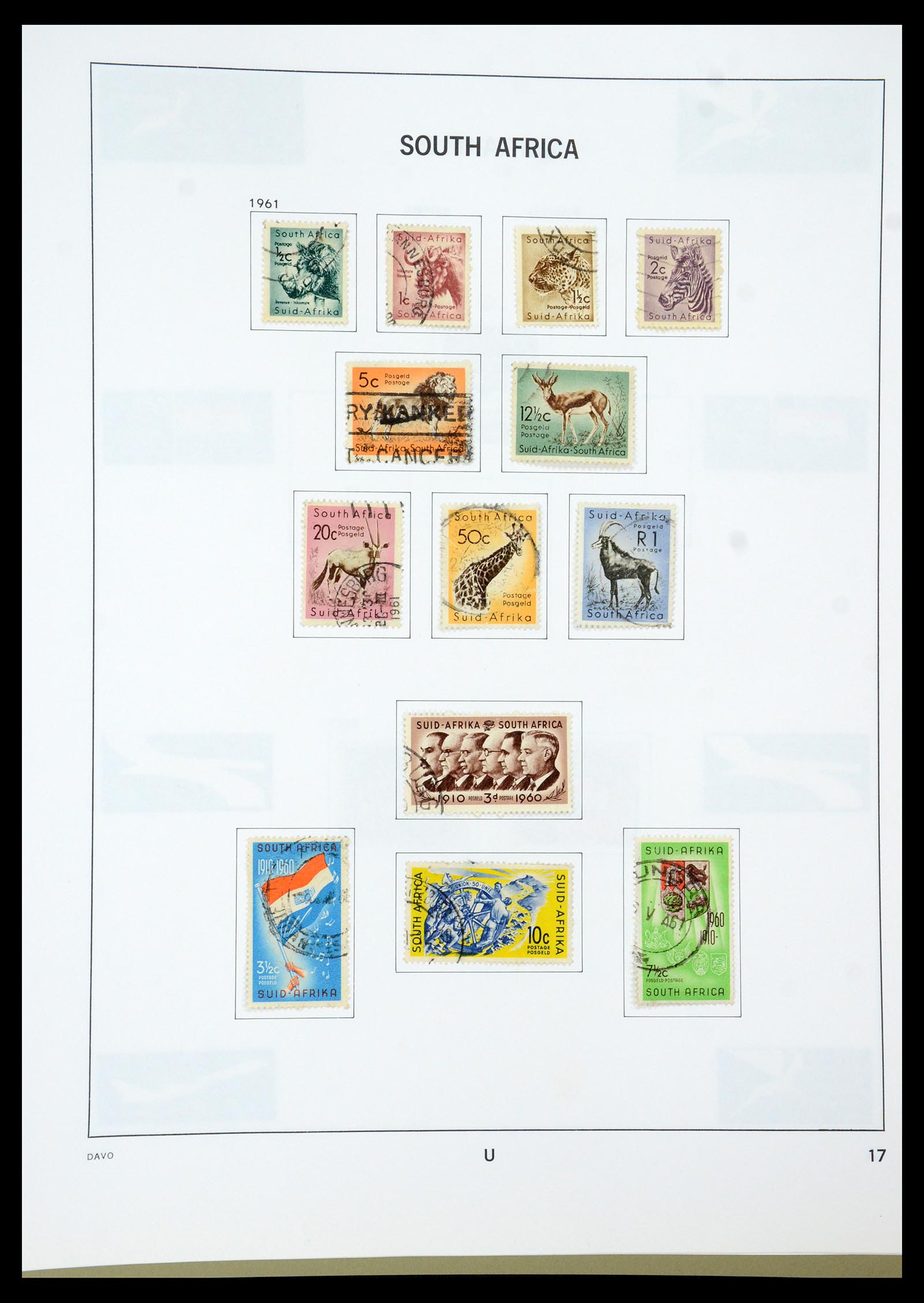 35242 088 - Postzegelverzameling 35242 Zuid Afrika en gebieden 1860-2000.