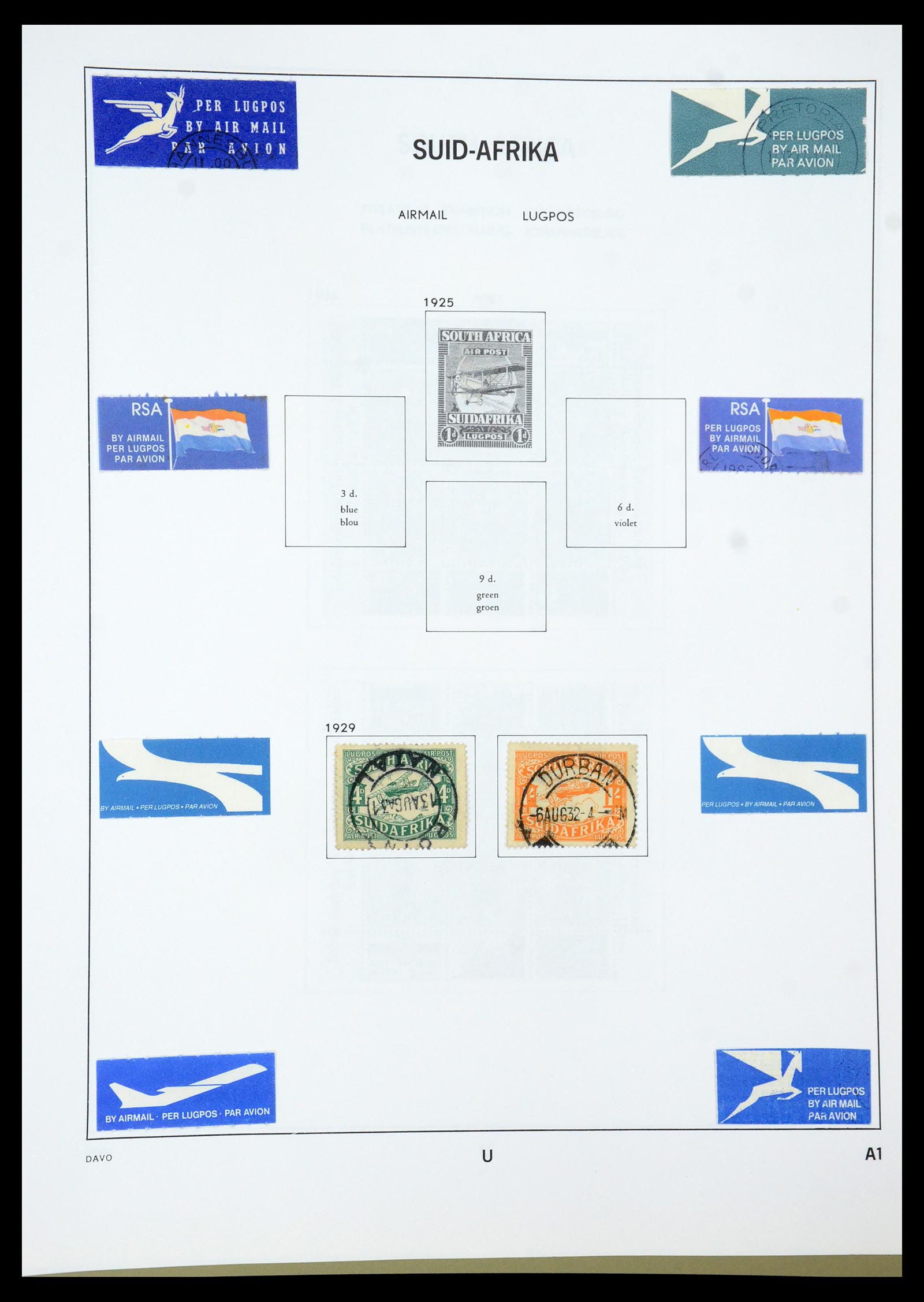 35242 089 - Stamp Collection 35242 South Africa and territories 1860-2000.