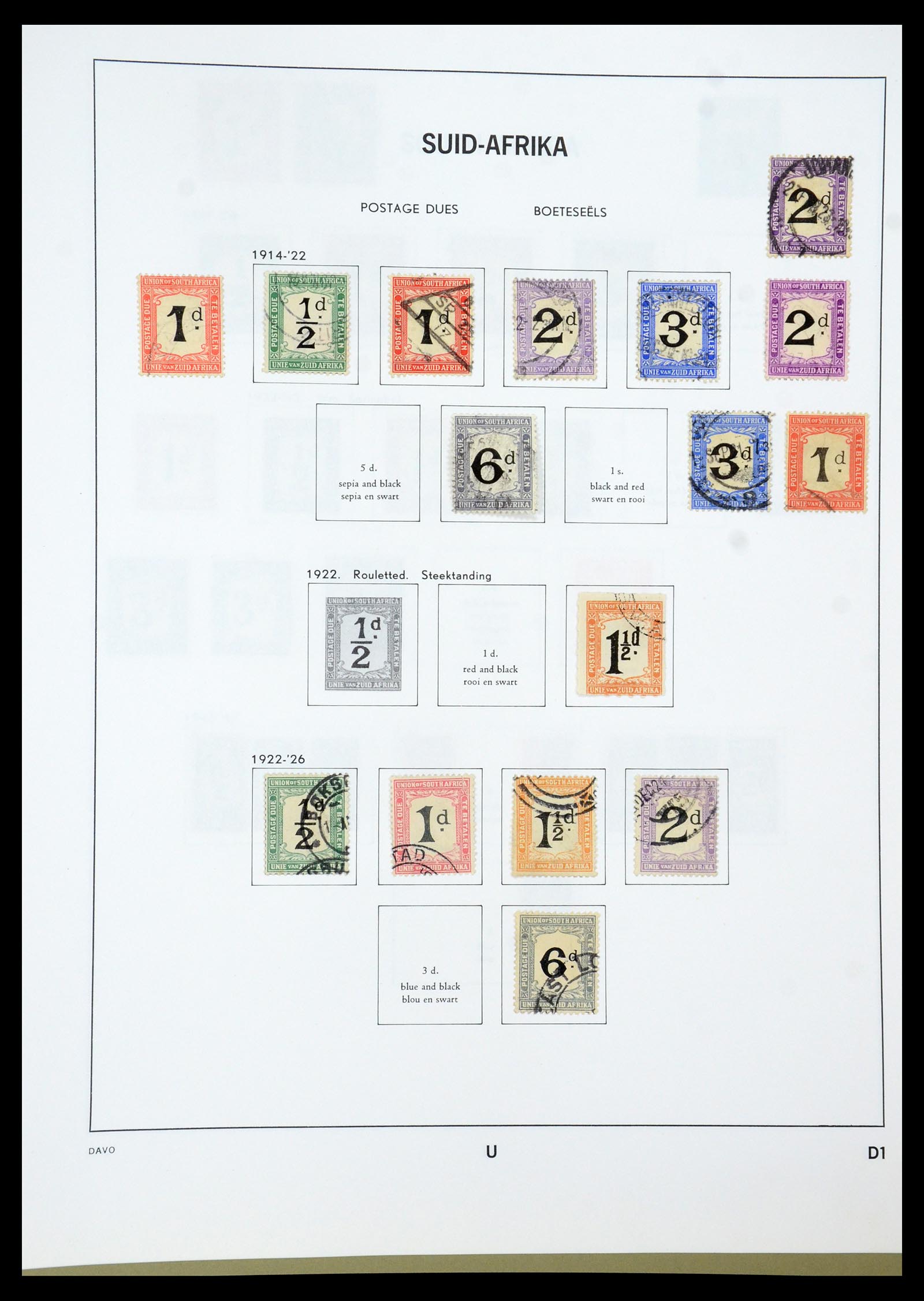 35242 090 - Postzegelverzameling 35242 Zuid Afrika en gebieden 1860-2000.