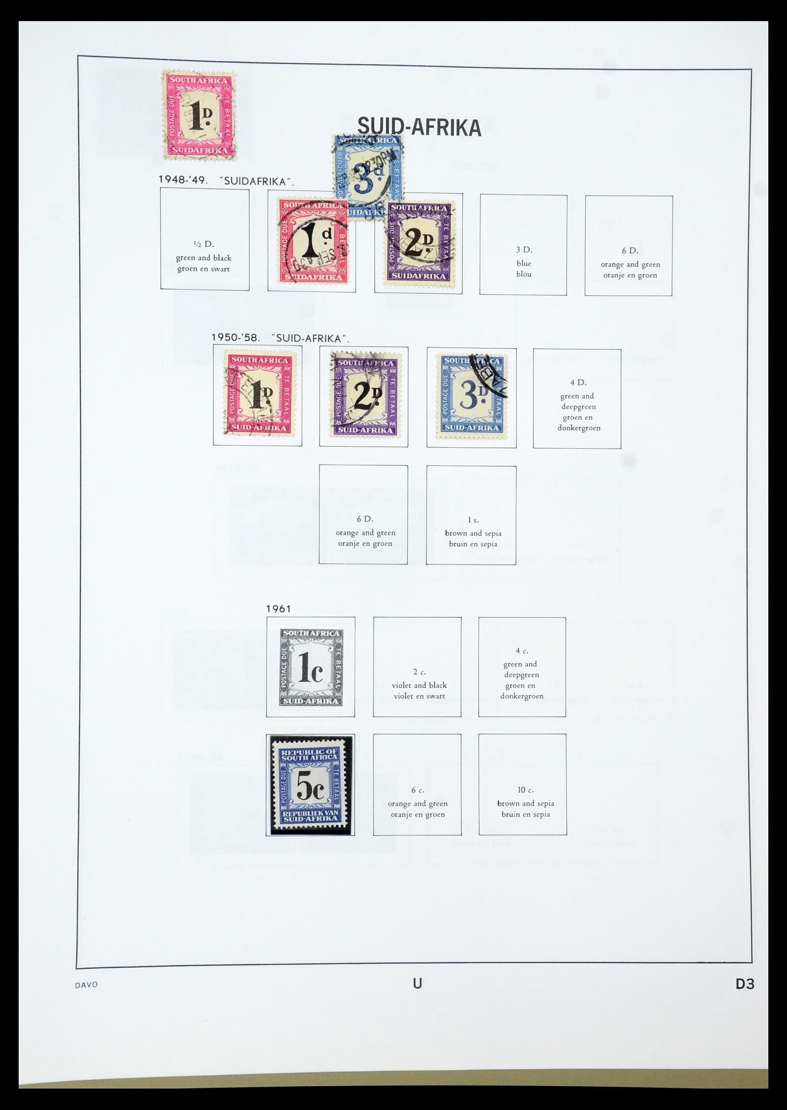 35242 092 - Stamp Collection 35242 South Africa and territories 1860-2000.