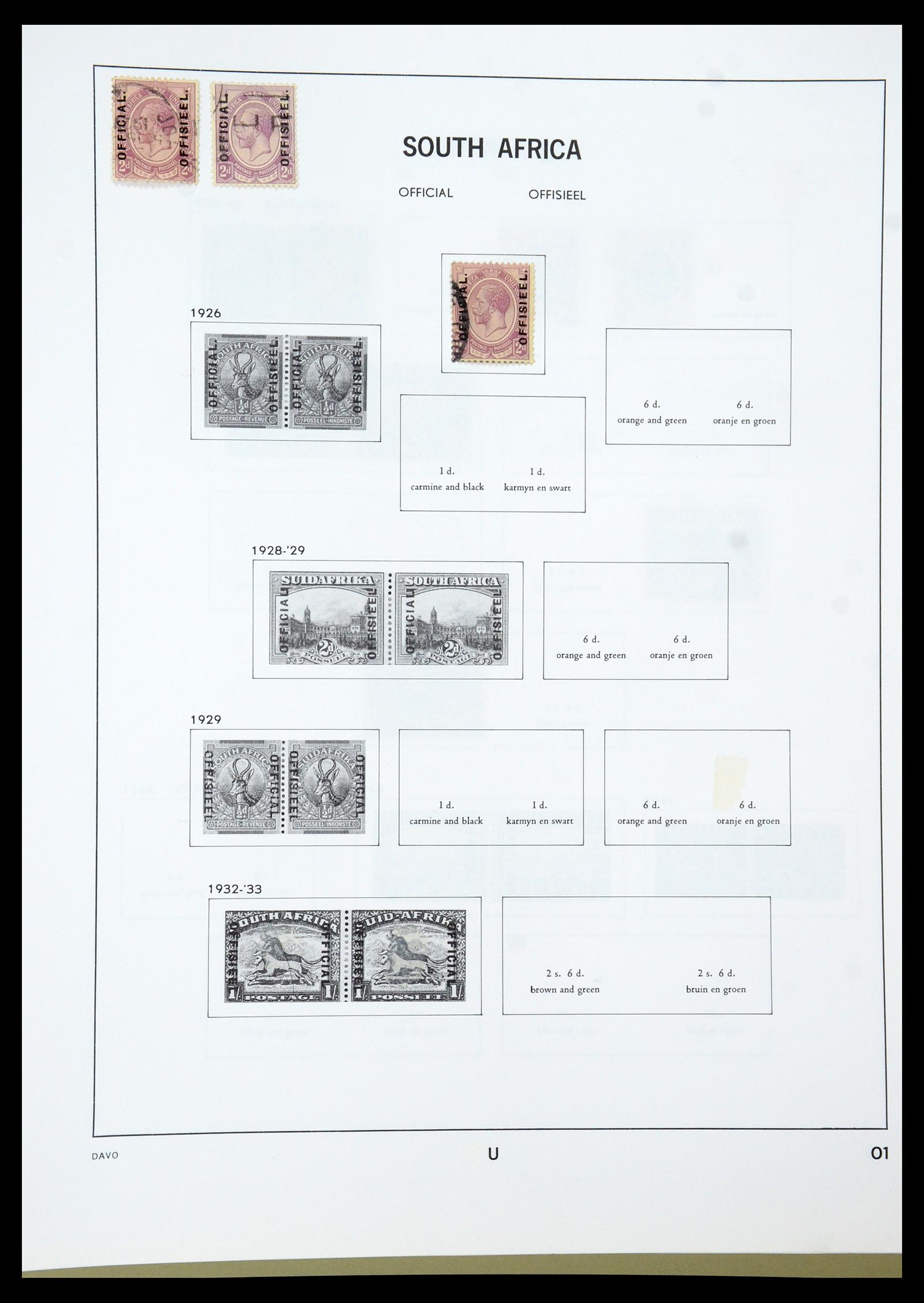 35242 093 - Postzegelverzameling 35242 Zuid Afrika en gebieden 1860-2000.