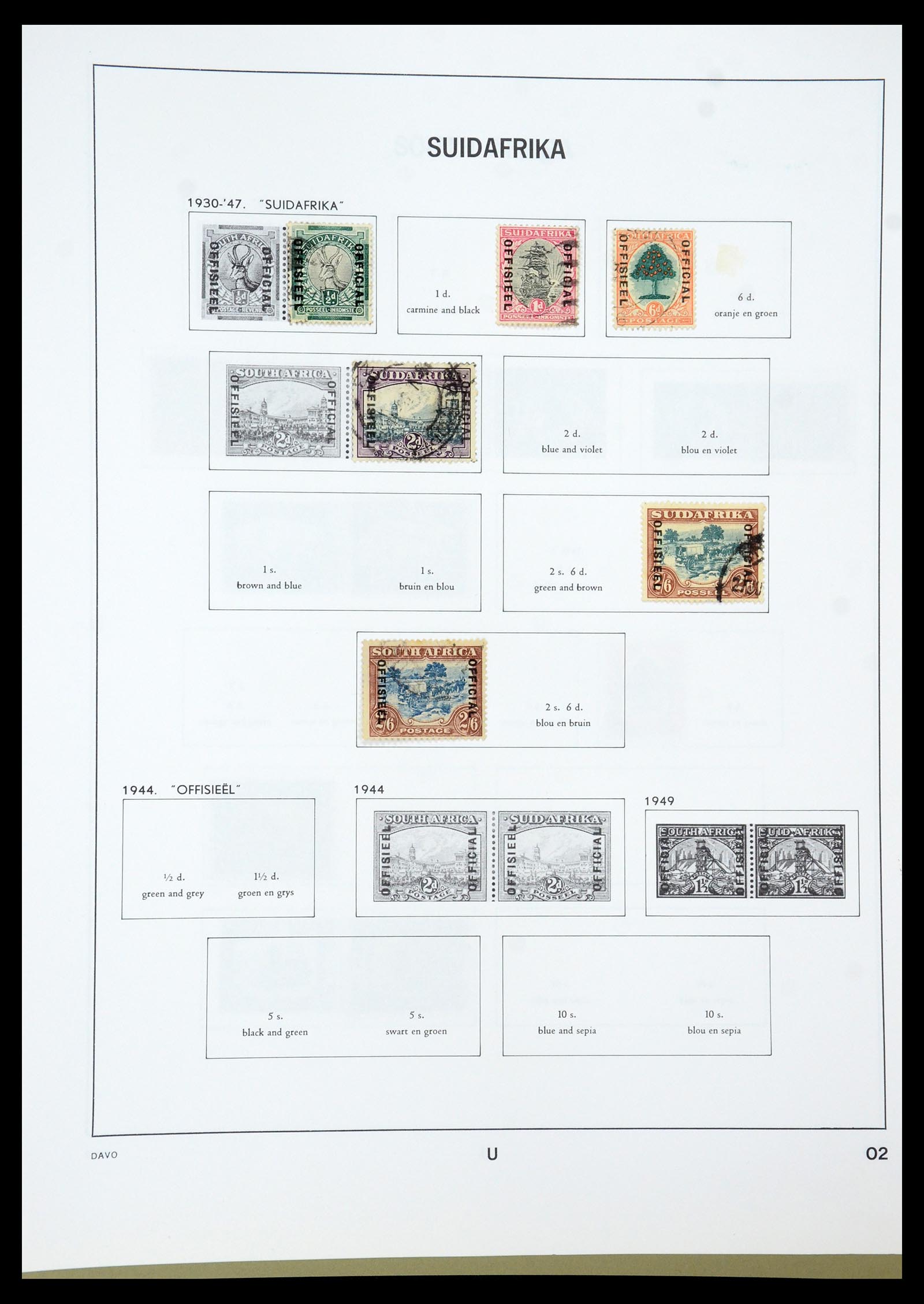 35242 094 - Postzegelverzameling 35242 Zuid Afrika en gebieden 1860-2000.