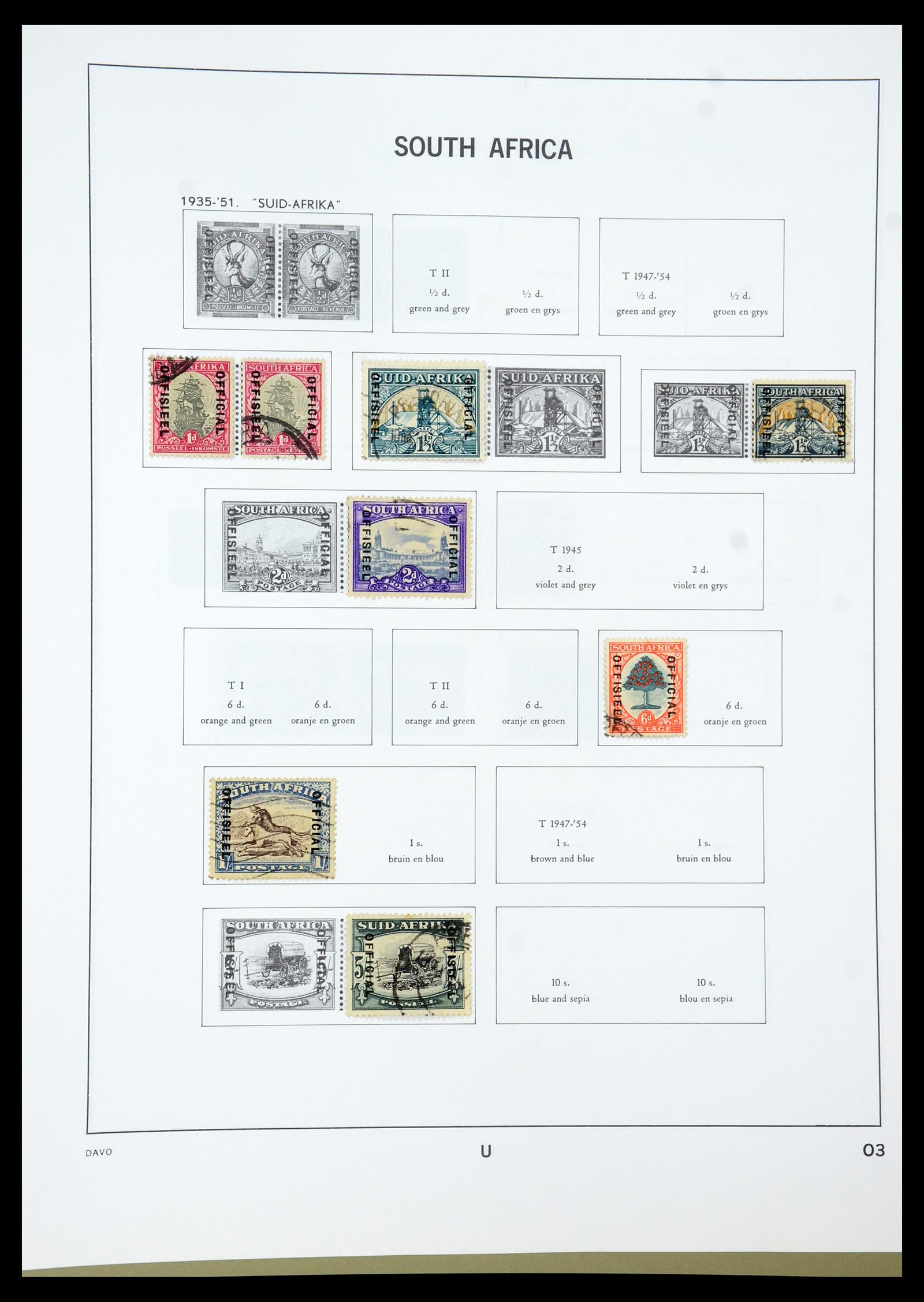 35242 095 - Postzegelverzameling 35242 Zuid Afrika en gebieden 1860-2000.