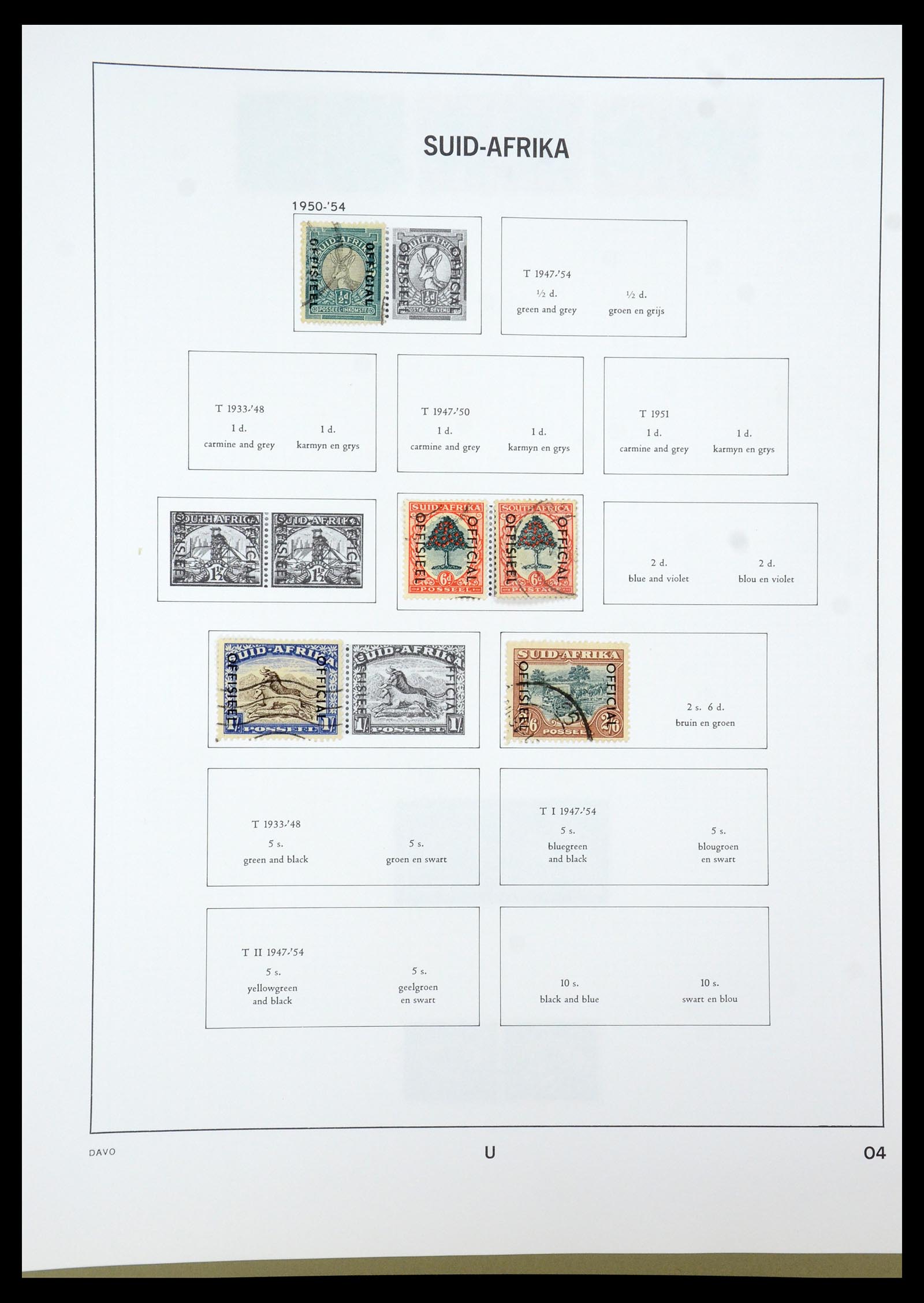 35242 096 - Postzegelverzameling 35242 Zuid Afrika en gebieden 1860-2000.