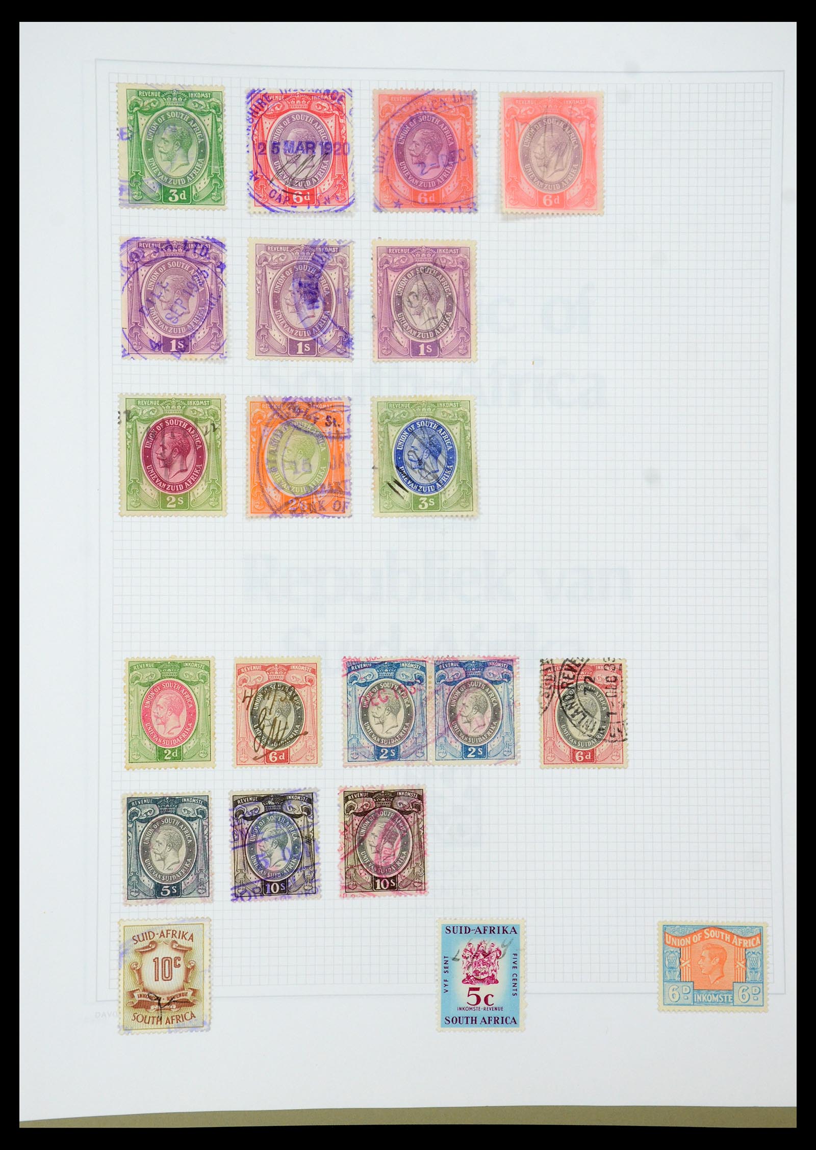 35242 099 - Postzegelverzameling 35242 Zuid Afrika en gebieden 1860-2000.