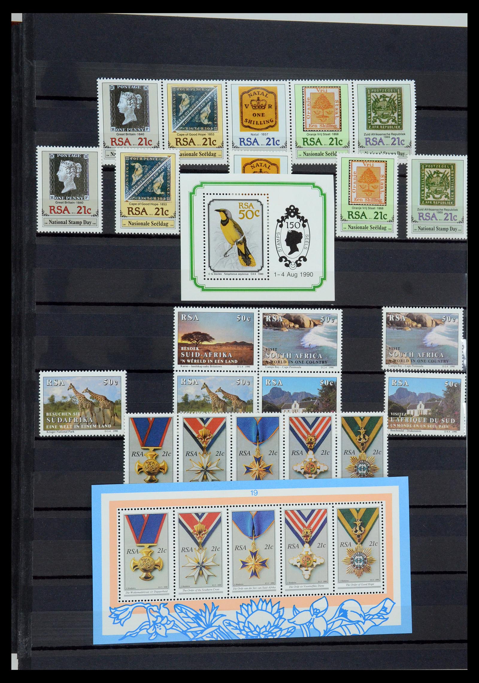 35242 161 - Postzegelverzameling 35242 Zuid Afrika en gebieden 1860-2000.
