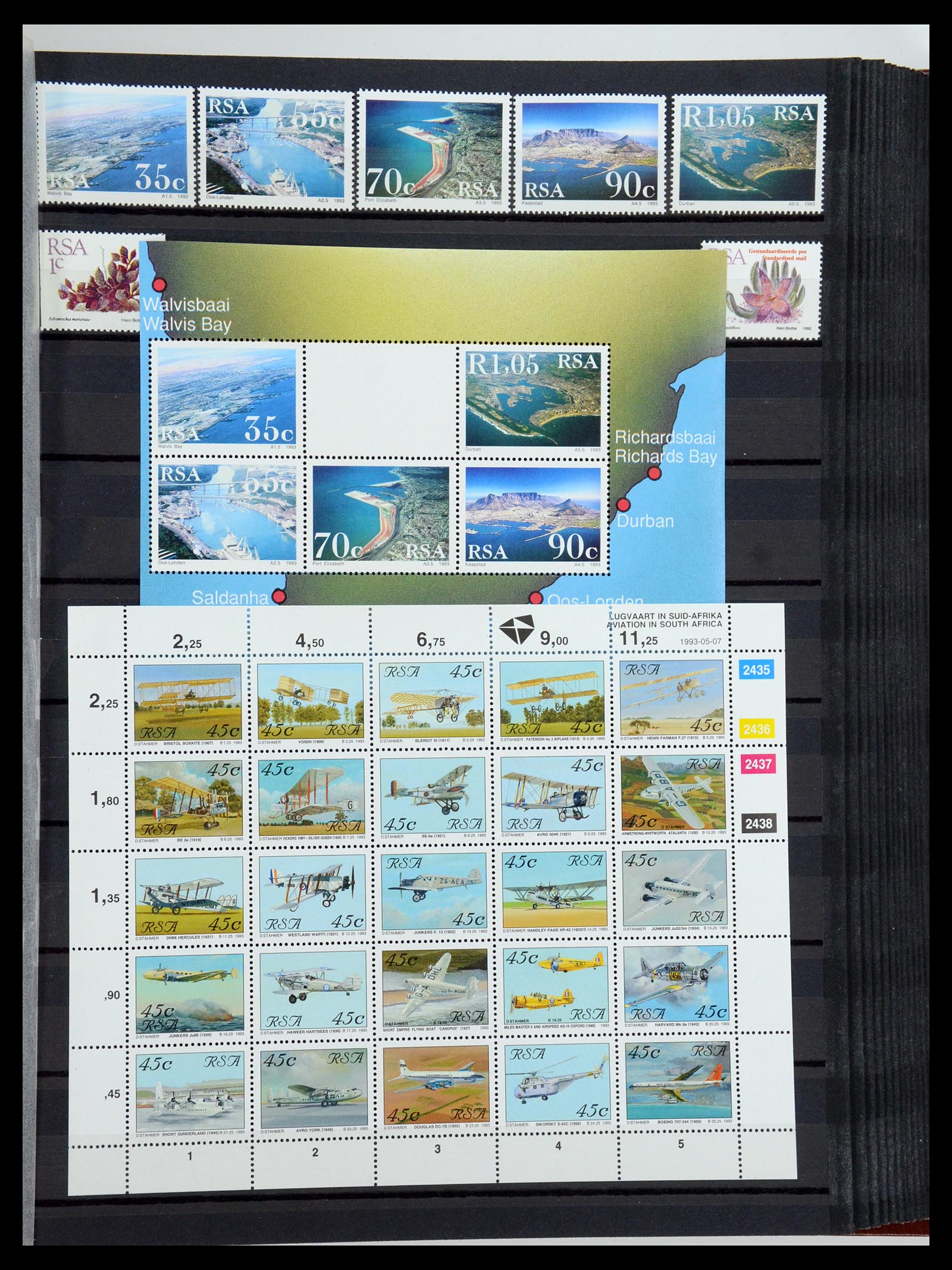 35242 164 - Postzegelverzameling 35242 Zuid Afrika en gebieden 1860-2000.