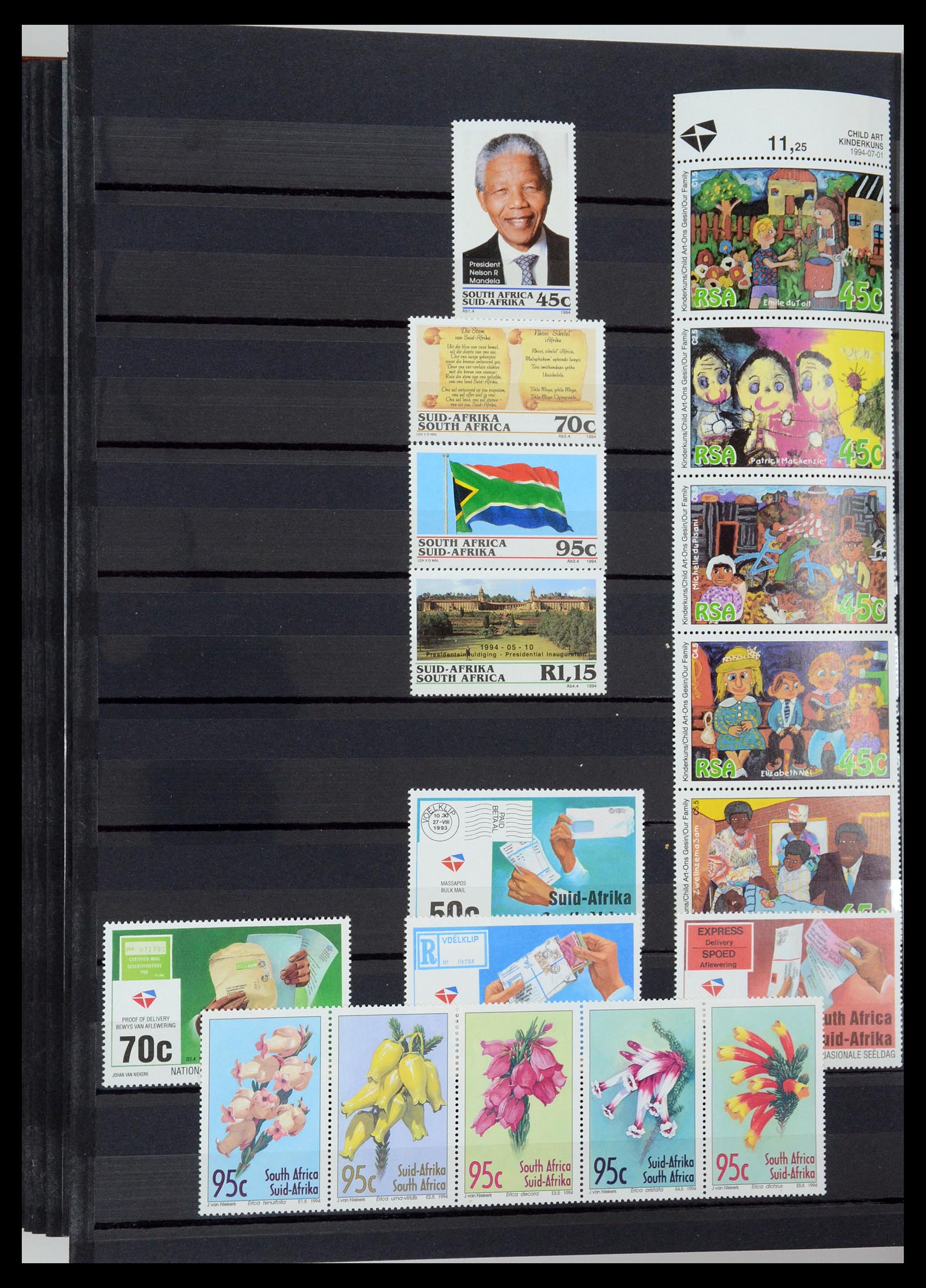 35242 167 - Postzegelverzameling 35242 Zuid Afrika en gebieden 1860-2000.