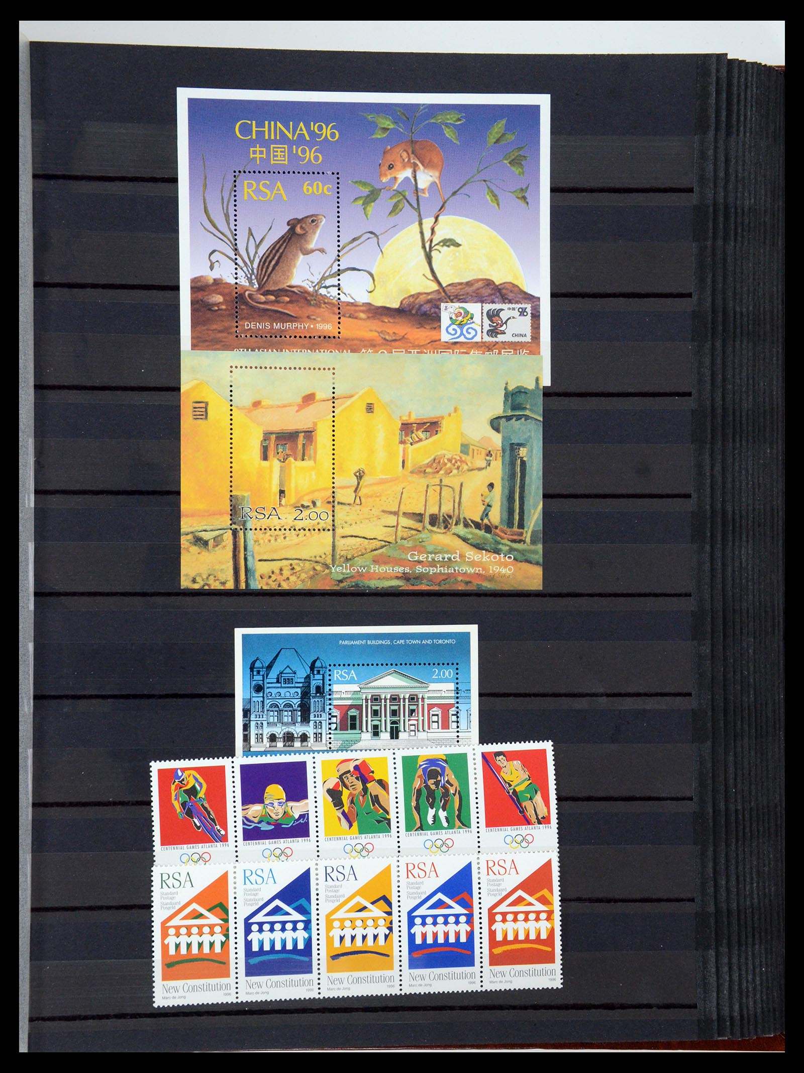 35242 170 - Postzegelverzameling 35242 Zuid Afrika en gebieden 1860-2000.