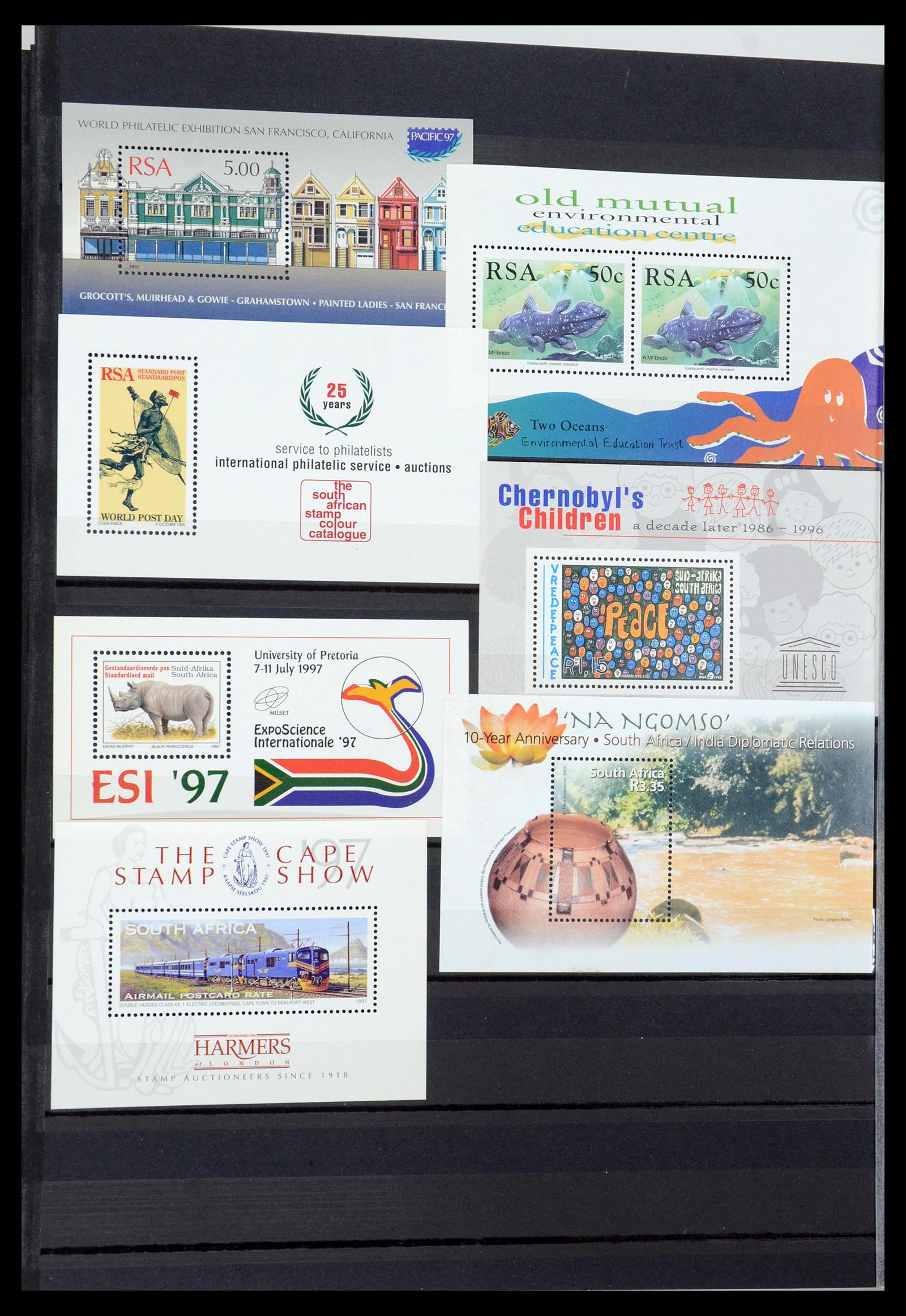 35242 174 - Postzegelverzameling 35242 Zuid Afrika en gebieden 1860-2000.