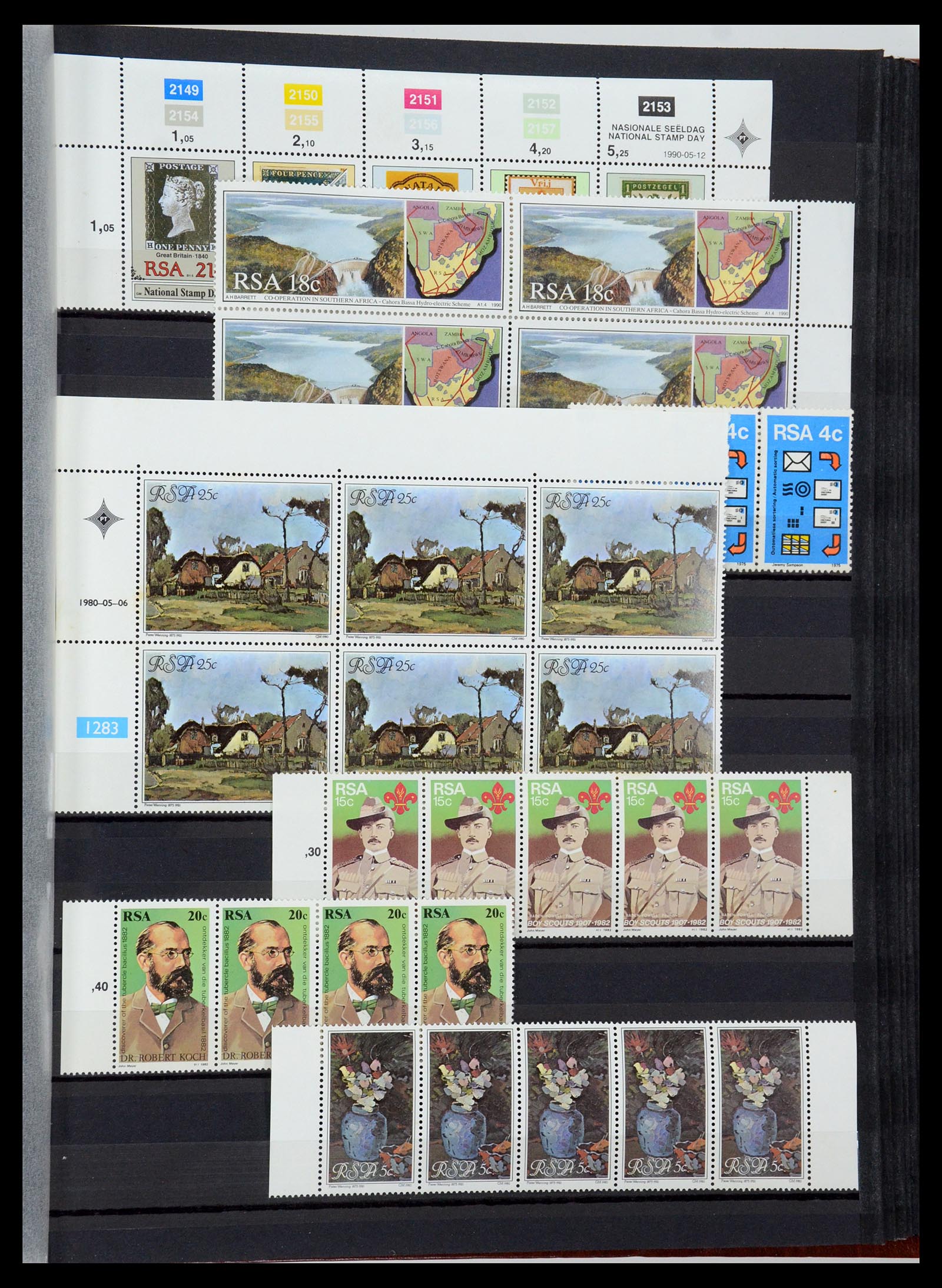 35242 177 - Postzegelverzameling 35242 Zuid Afrika en gebieden 1860-2000.