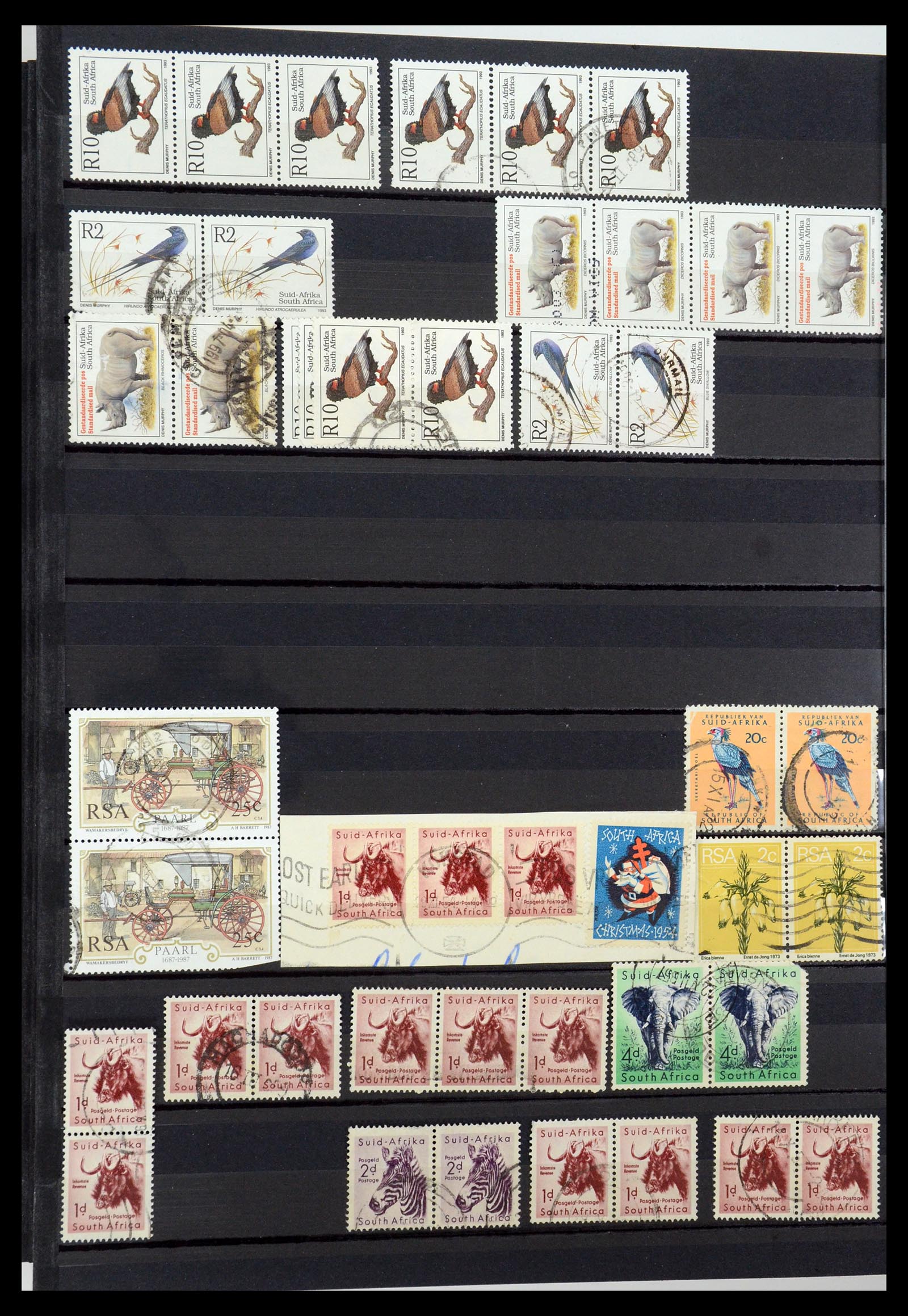 35242 183 - Postzegelverzameling 35242 Zuid Afrika en gebieden 1860-2000.