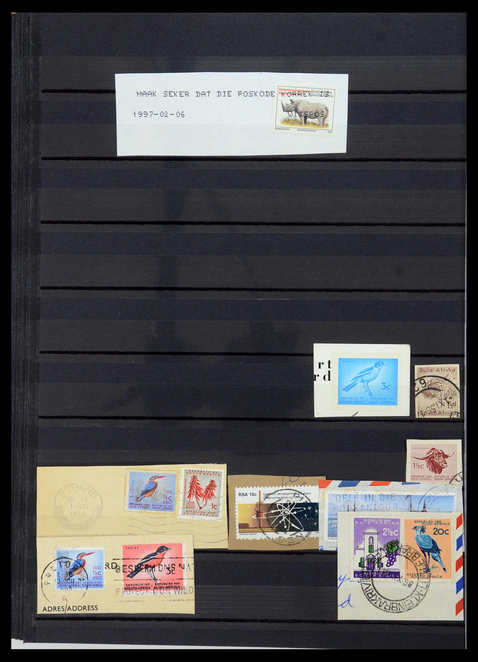 35242 185 - Postzegelverzameling 35242 Zuid Afrika en gebieden 1860-2000.