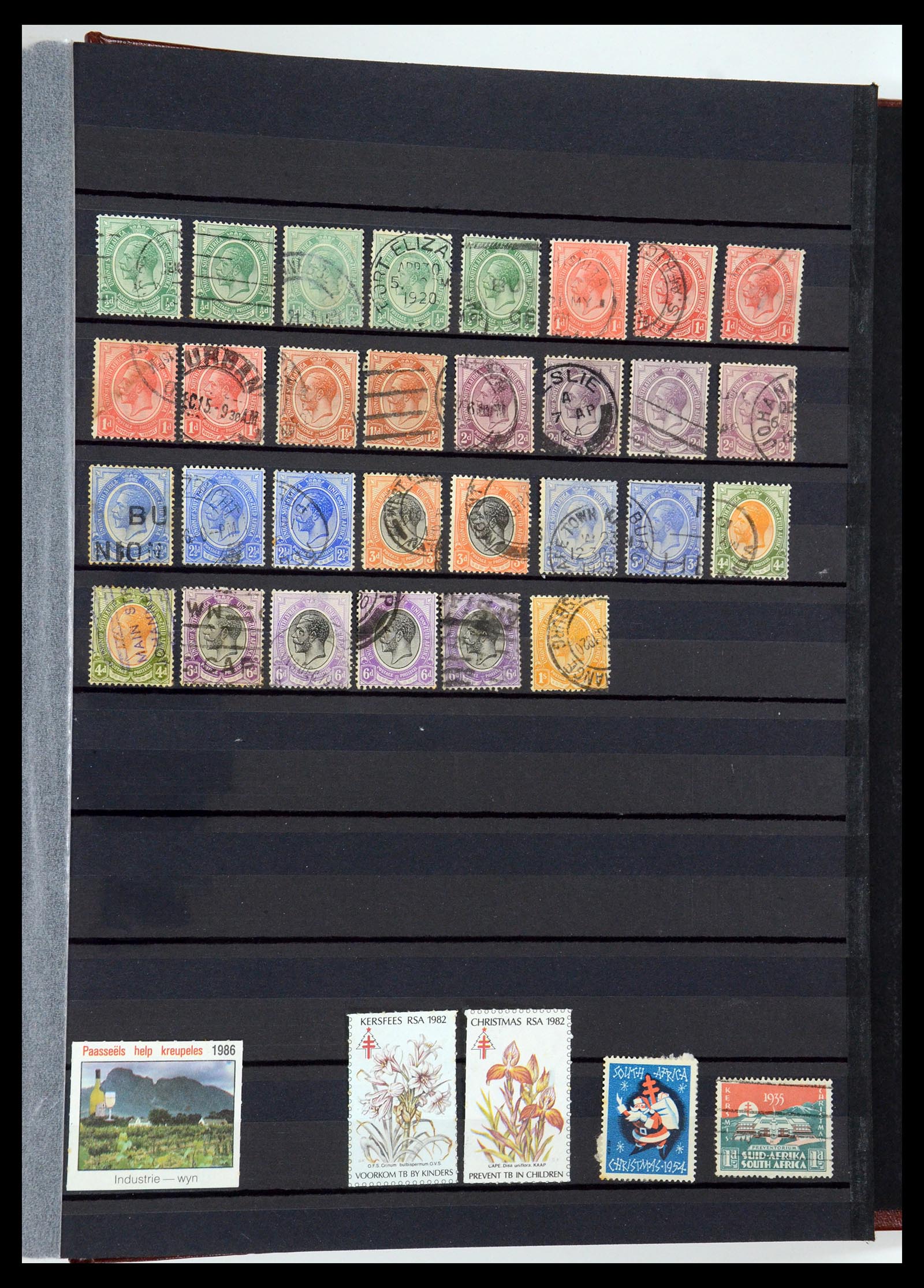 35242 186 - Postzegelverzameling 35242 Zuid Afrika en gebieden 1860-2000.