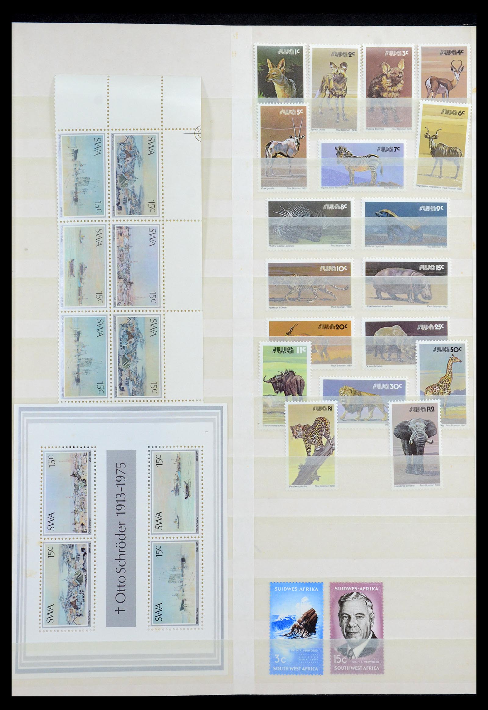 35242 190 - Postzegelverzameling 35242 Zuid Afrika en gebieden 1860-2000.