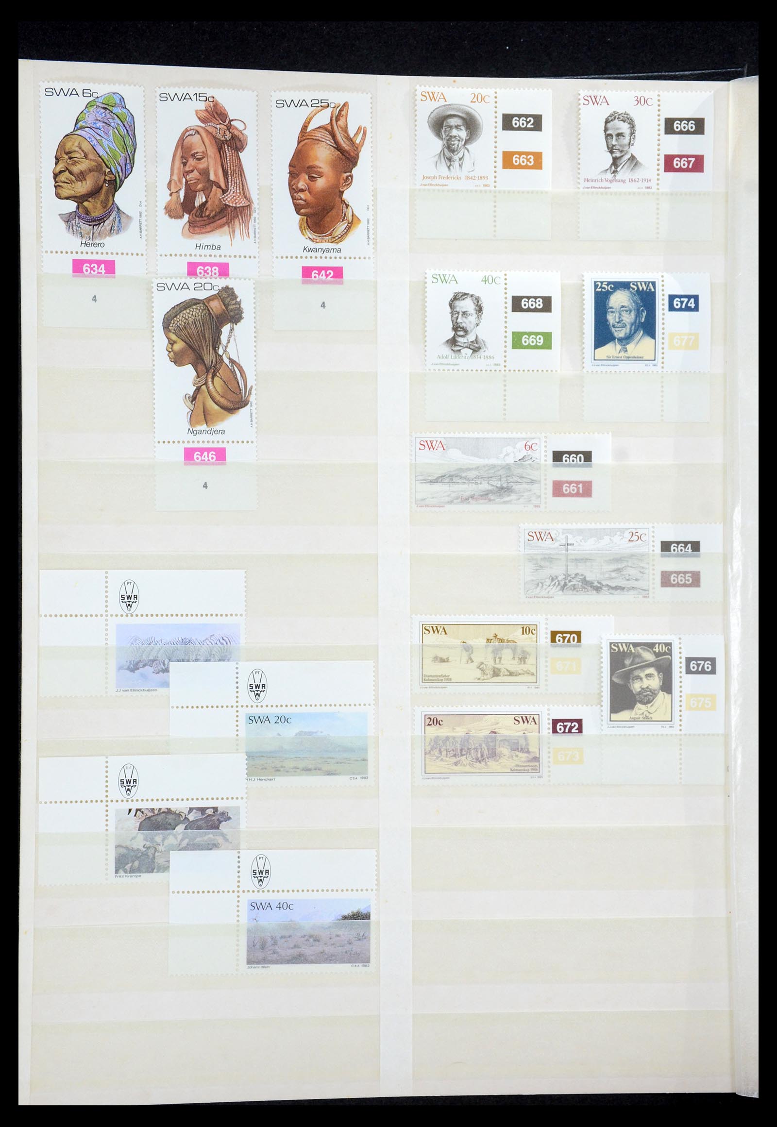 35242 193 - Postzegelverzameling 35242 Zuid Afrika en gebieden 1860-2000.