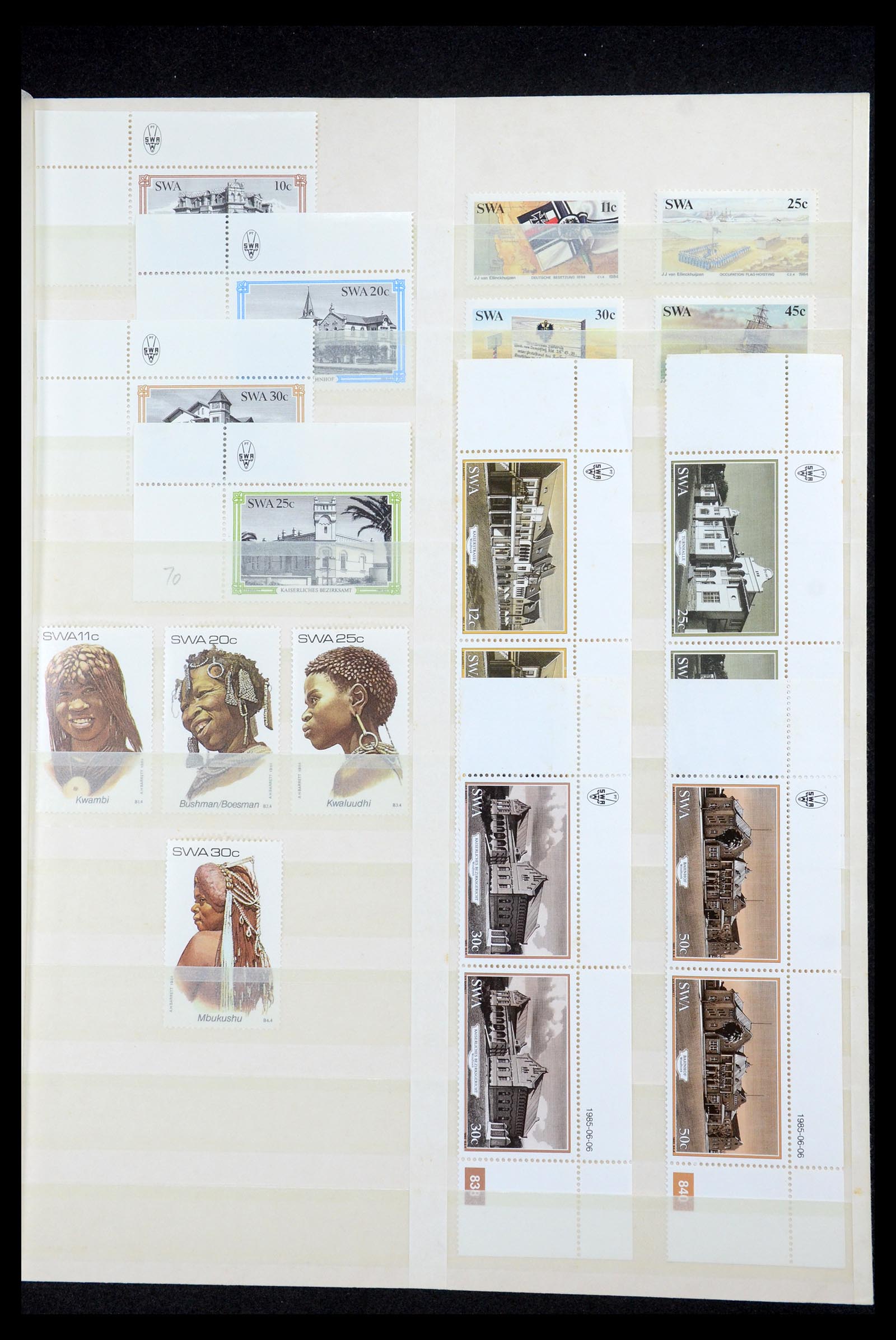 35242 194 - Postzegelverzameling 35242 Zuid Afrika en gebieden 1860-2000.