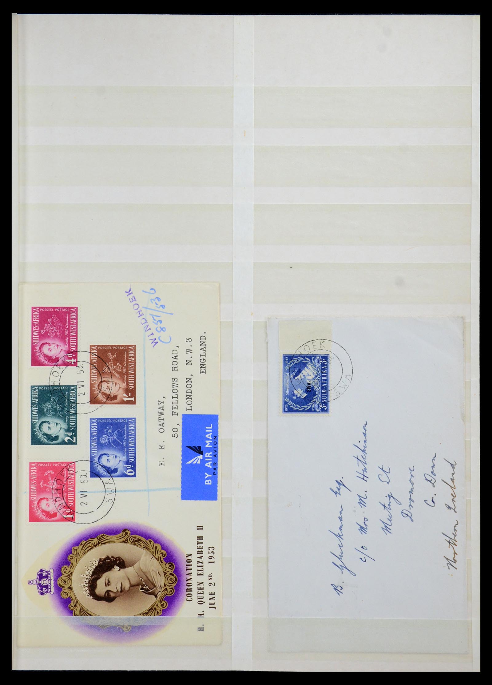 35242 196 - Postzegelverzameling 35242 Zuid Afrika en gebieden 1860-2000.