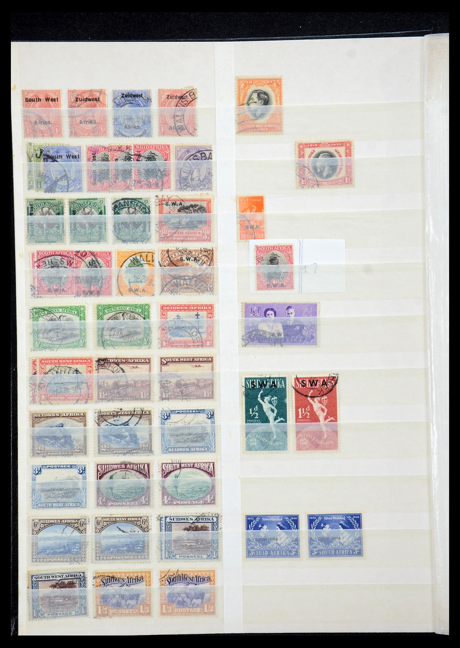 35242 197 - Postzegelverzameling 35242 Zuid Afrika en gebieden 1860-2000.