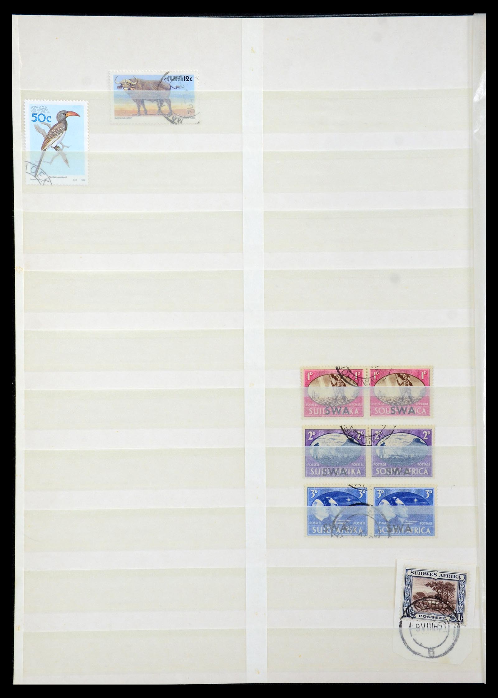 35242 199 - Postzegelverzameling 35242 Zuid Afrika en gebieden 1860-2000.