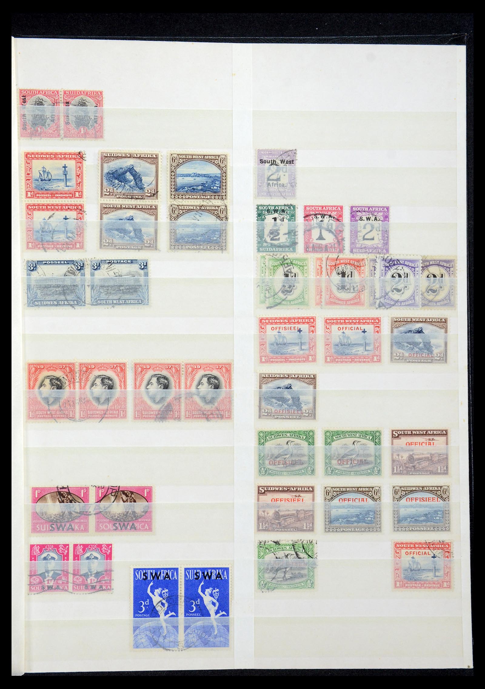 35242 200 - Postzegelverzameling 35242 Zuid Afrika en gebieden 1860-2000.