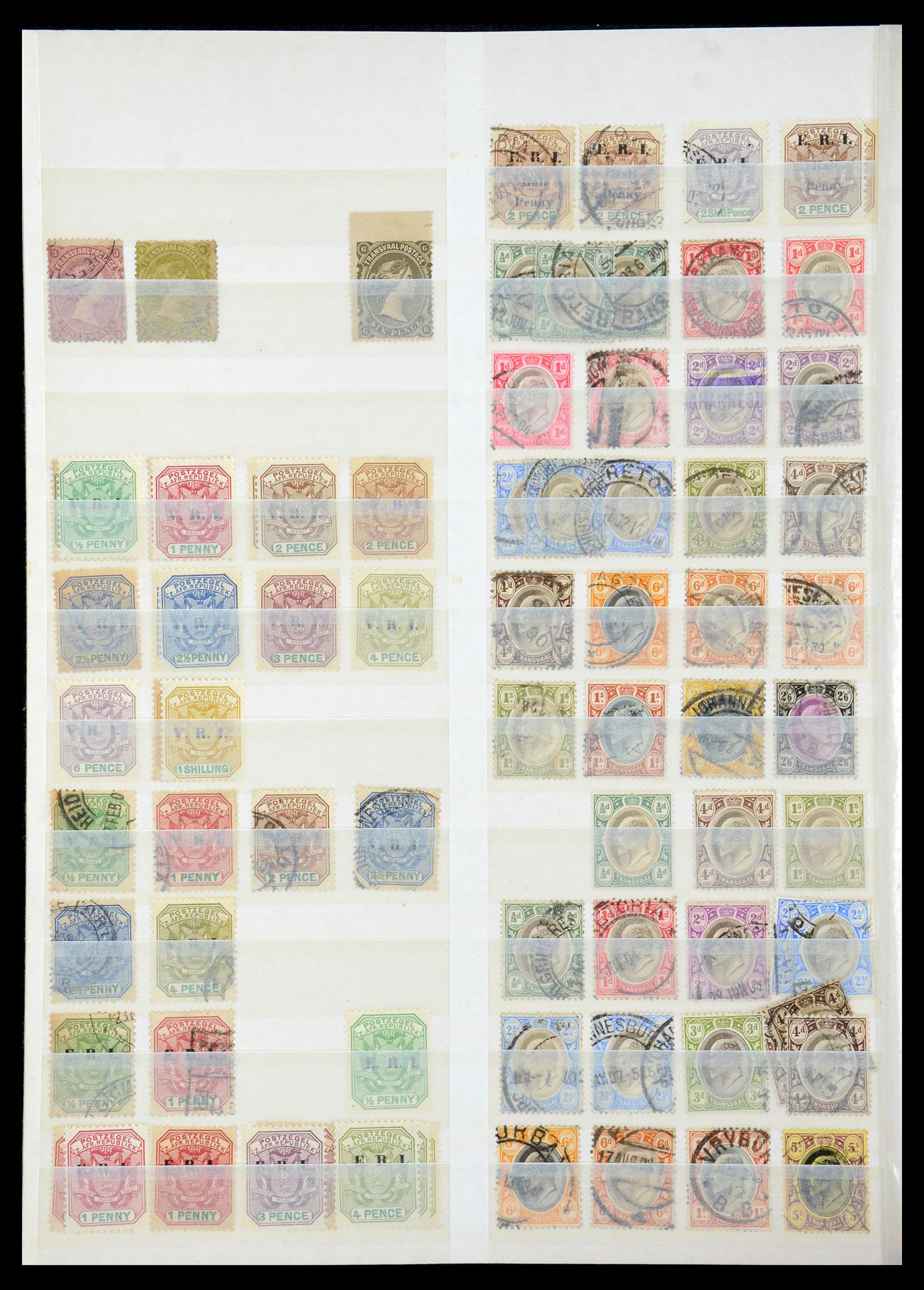 35242 213 - Postzegelverzameling 35242 Zuid Afrika en gebieden 1860-2000.