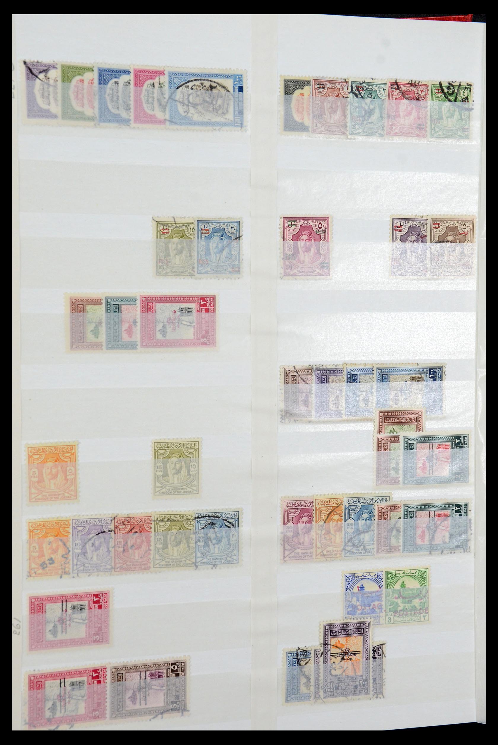 35244 006 - Postzegelverzameling 35244 Jordanië 1920-1992.